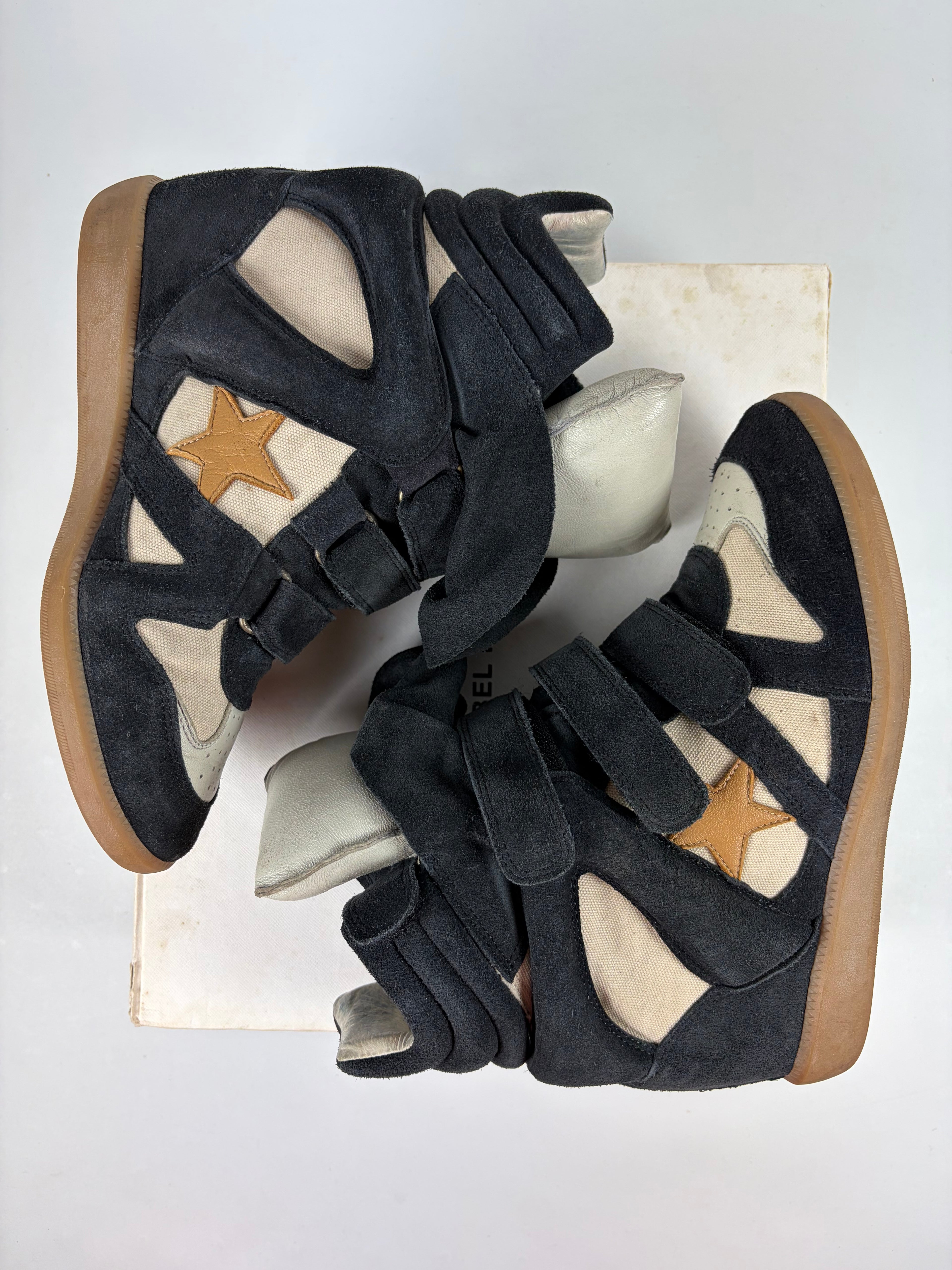 ISABEL MARANT Bekett ‘Star’ wedge sneakers - eu 40