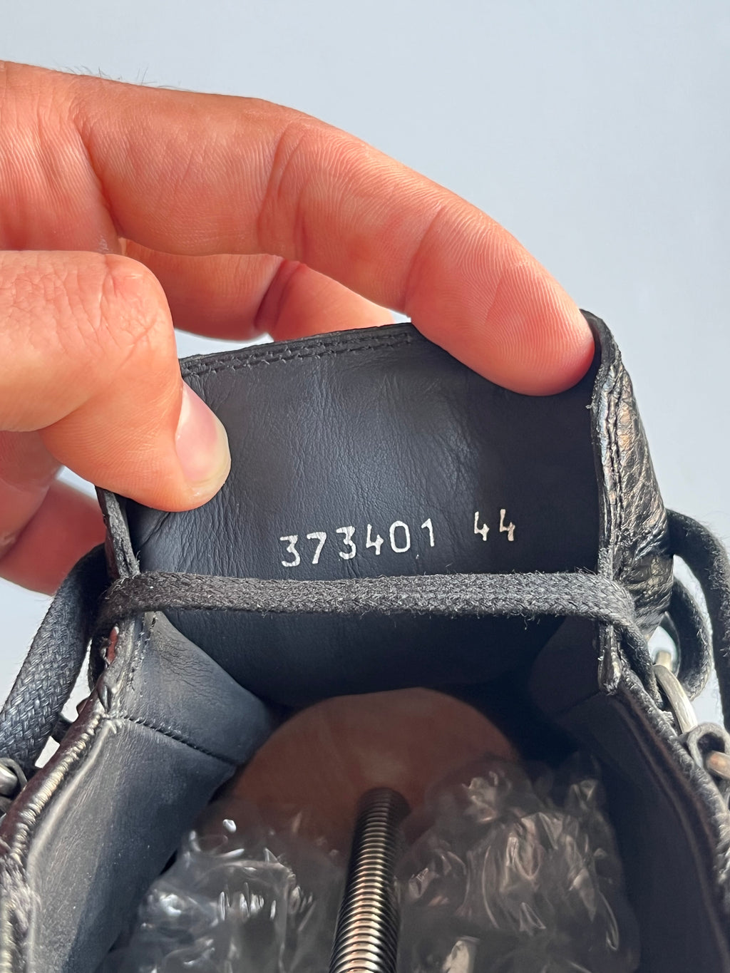 Balenciaga arena high top - eu 44 - black