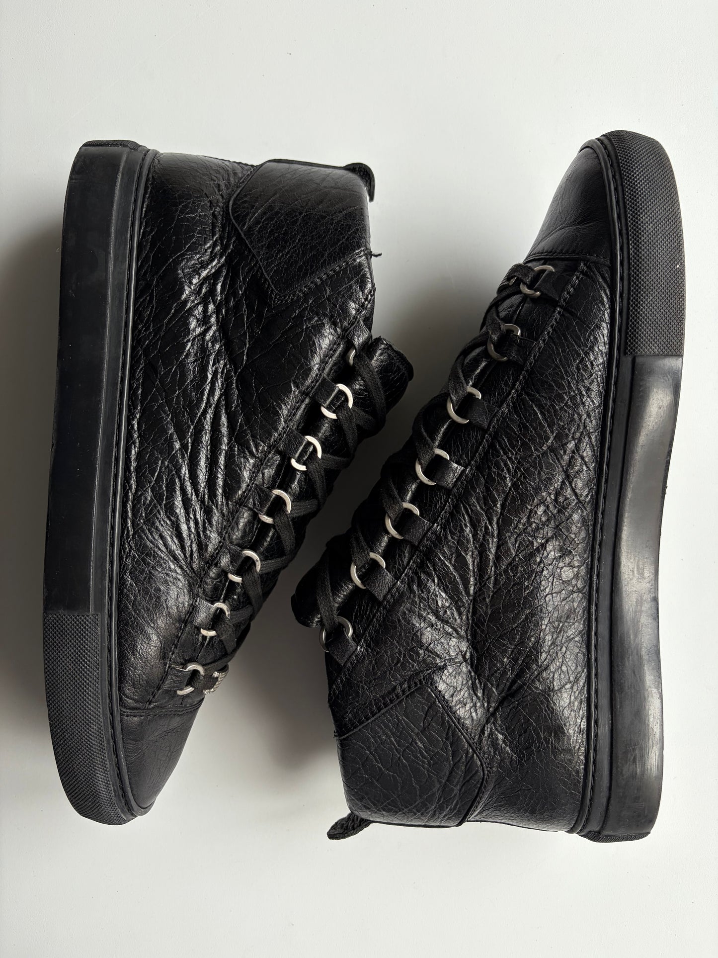 Balenciaga arena high tops - eu 42 - black