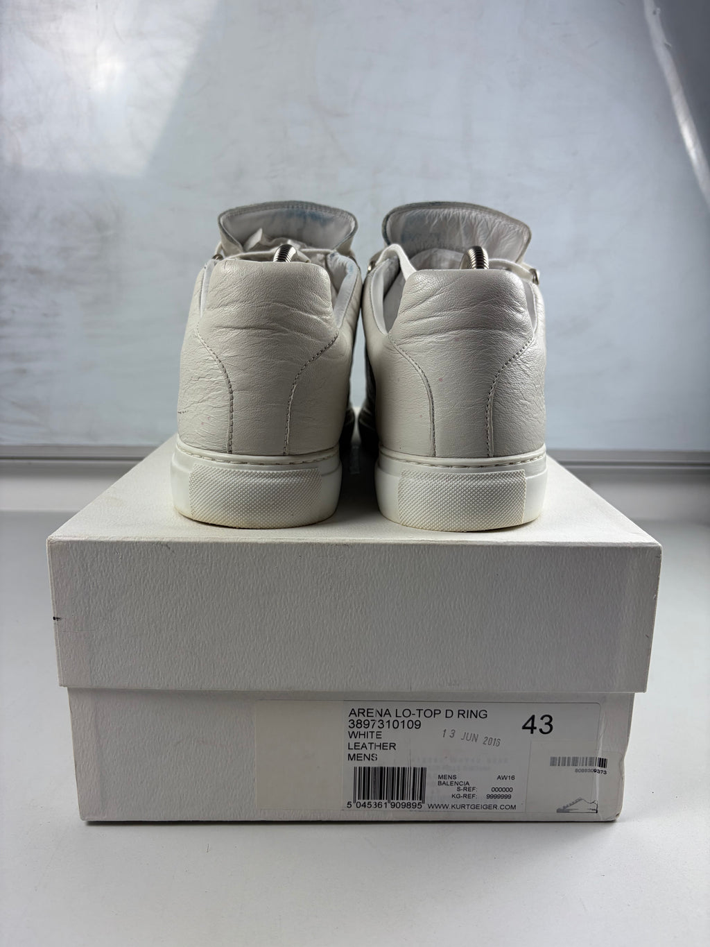 Balenciaga arena low - eu 43 / us 10 - white