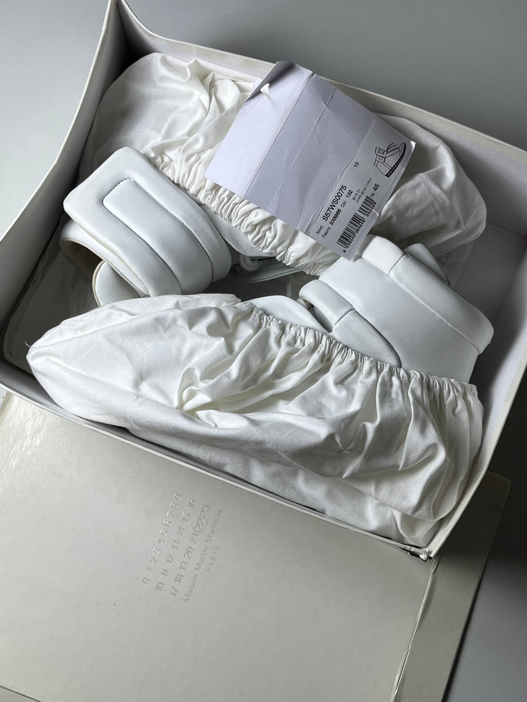 2015 deadstock Maison Margiela Future high top - Eu 45 - white
