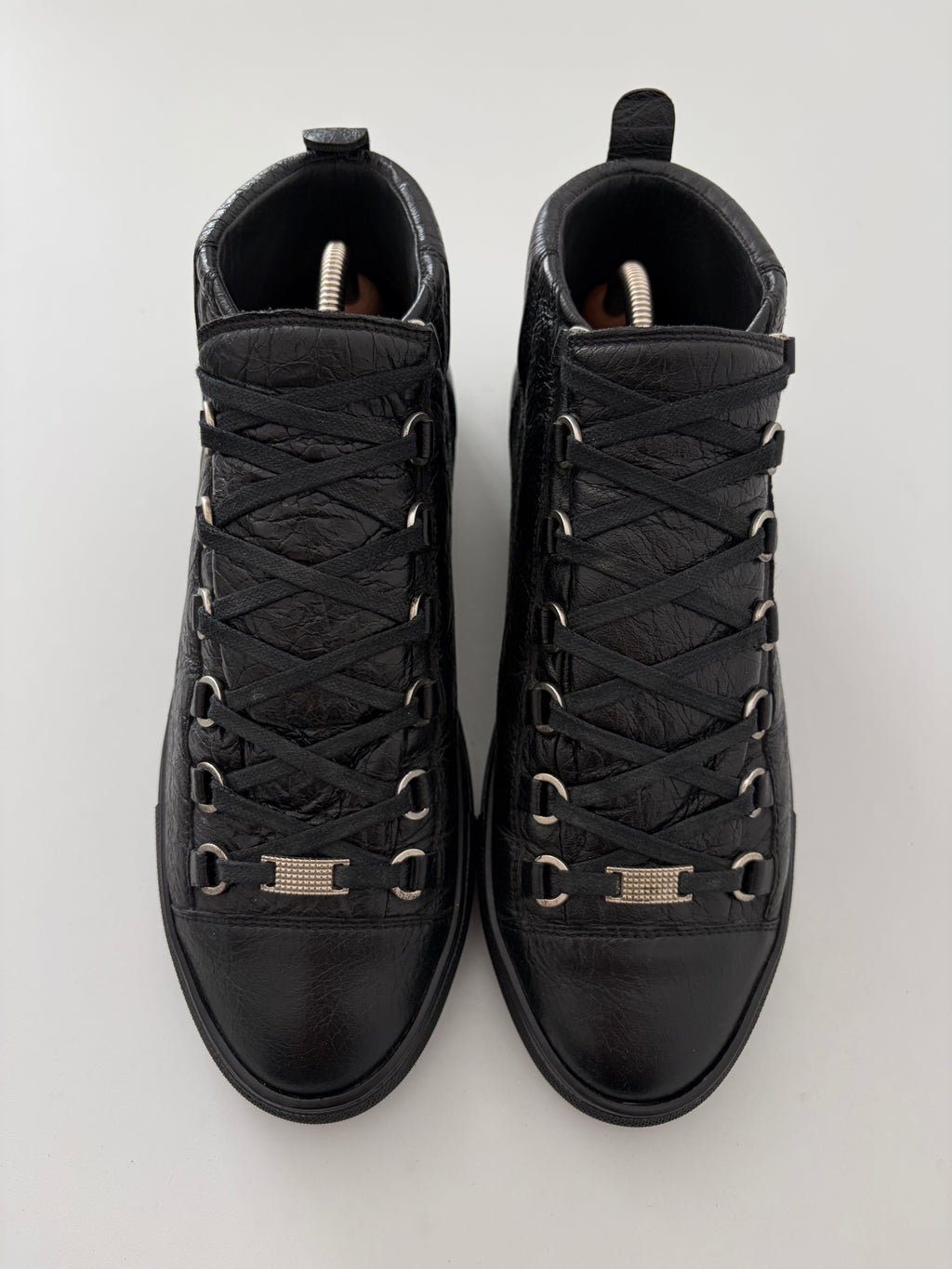 Balenciaga arena black high tops - eu 41 - black