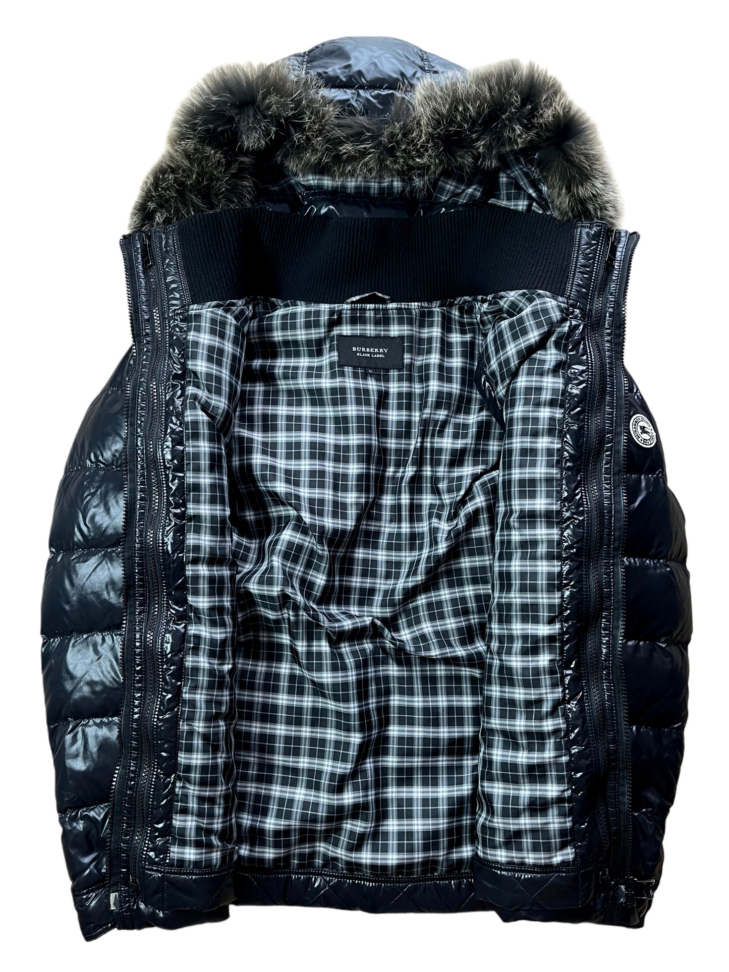 00’s BURBERRY made in Japan 2 in 1 down jacket (L/LL) - black