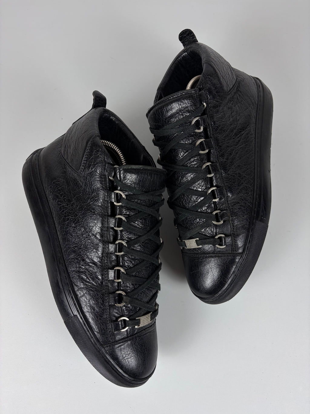 Balenciaga arena black high tops - eu 41 - black