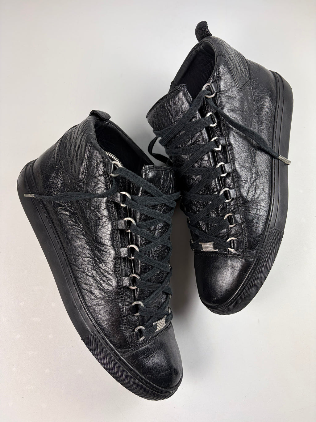 Balenciaga arena high tops - eu 44 / us 11 - black