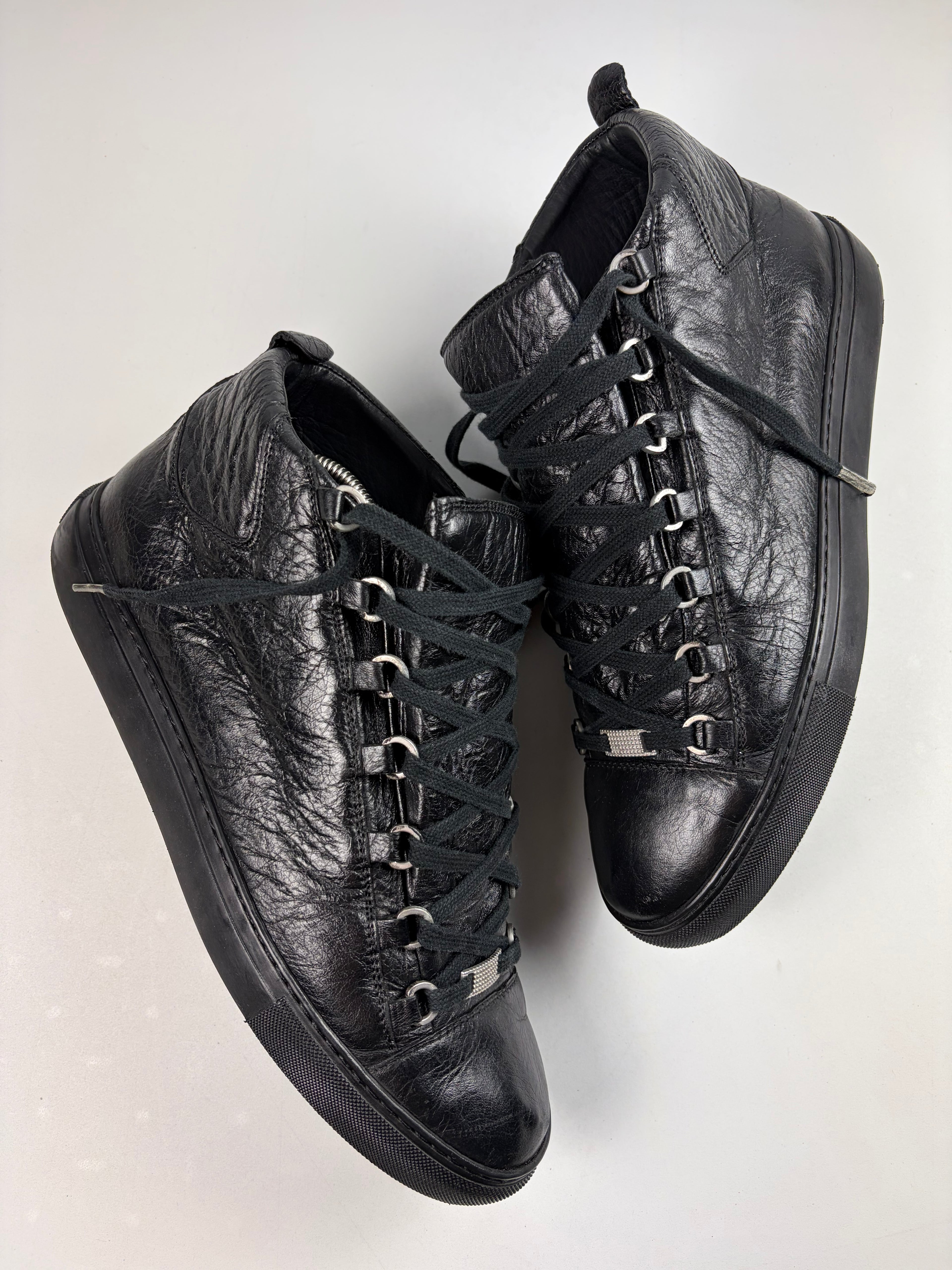 Balenciaga arena high tops - eu 44 / us 11 - black