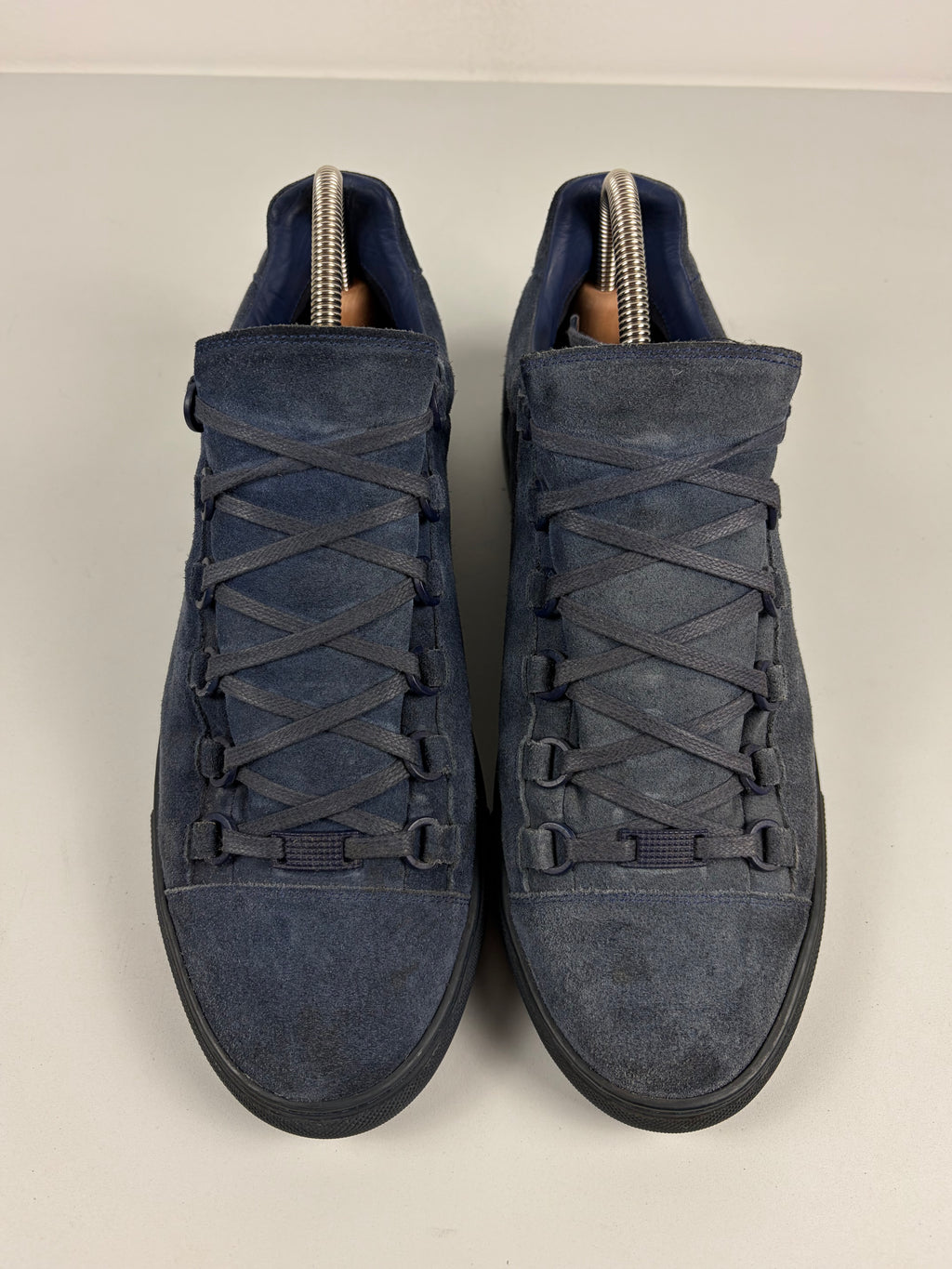 Balenciaga arena suede low - eu 42 / us 9 - blue