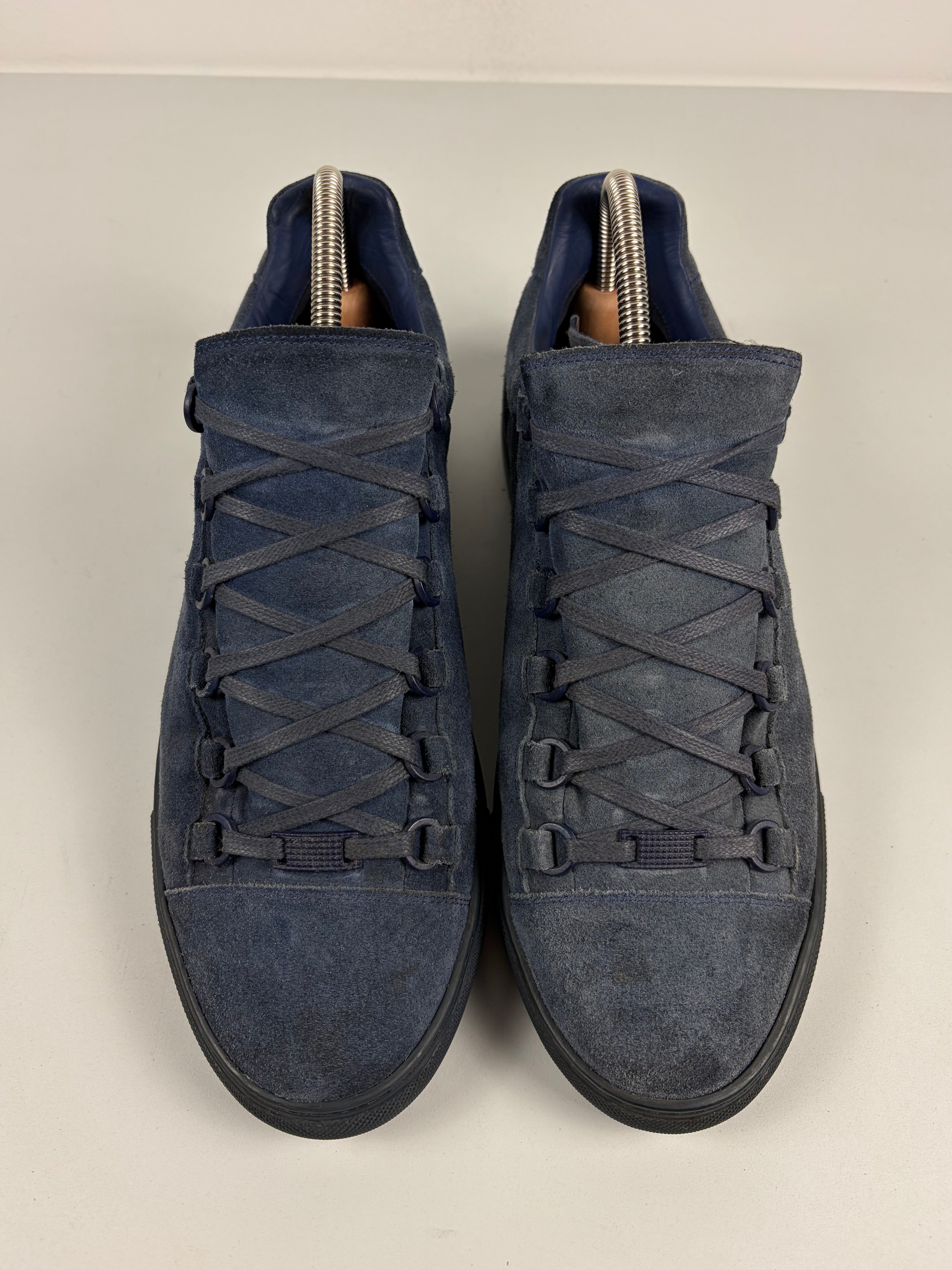 Balenciaga arena suede low - eu 42 / us 9 - blue