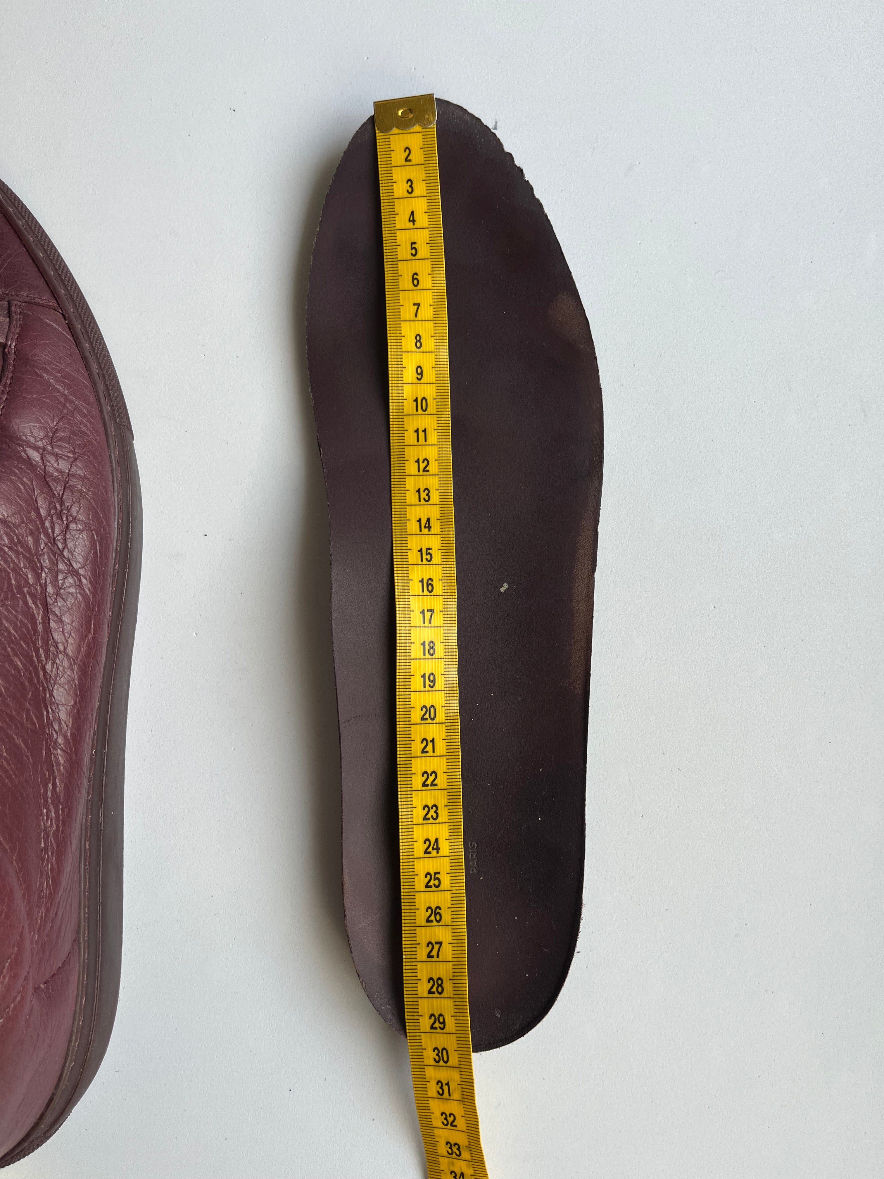 Balenciaga arena low - eu 44 - burgundy