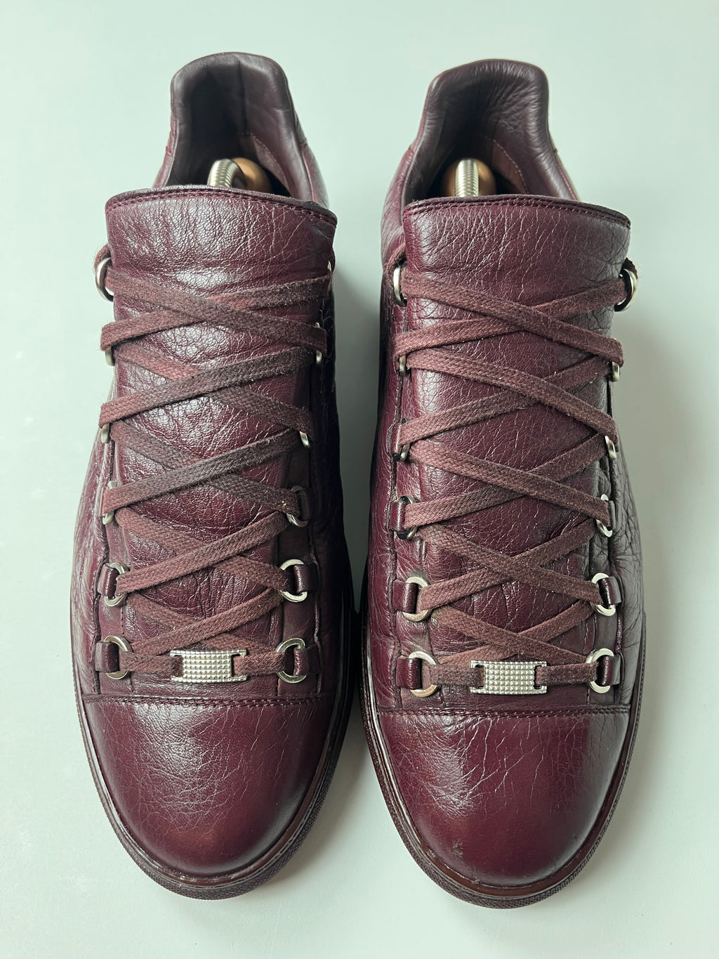 Balenciaga arena low - eu 44 - burgundy
