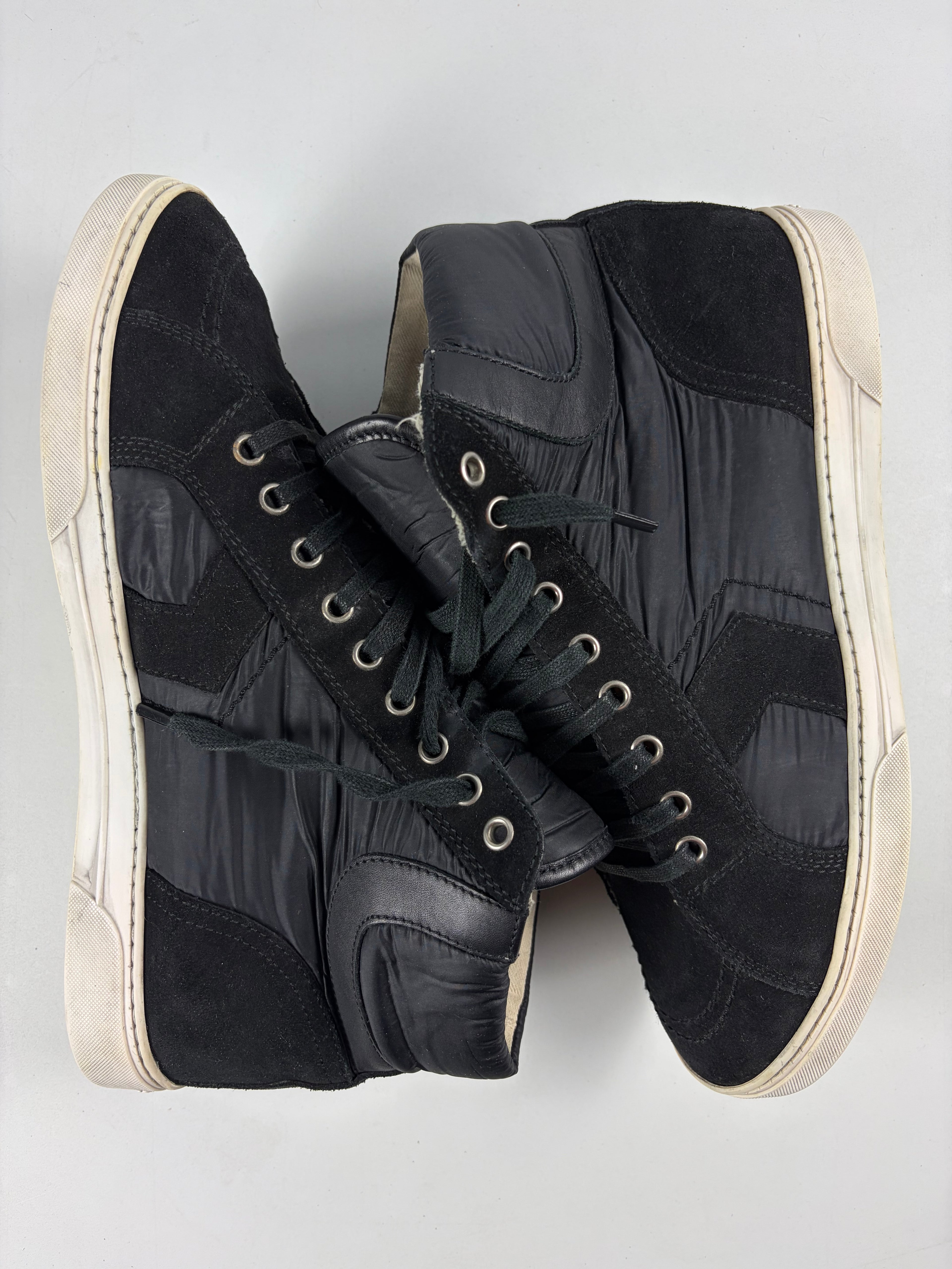 Saint Laurent ‘Smoking Forever’ high tops - eu 43 / us 10 - black