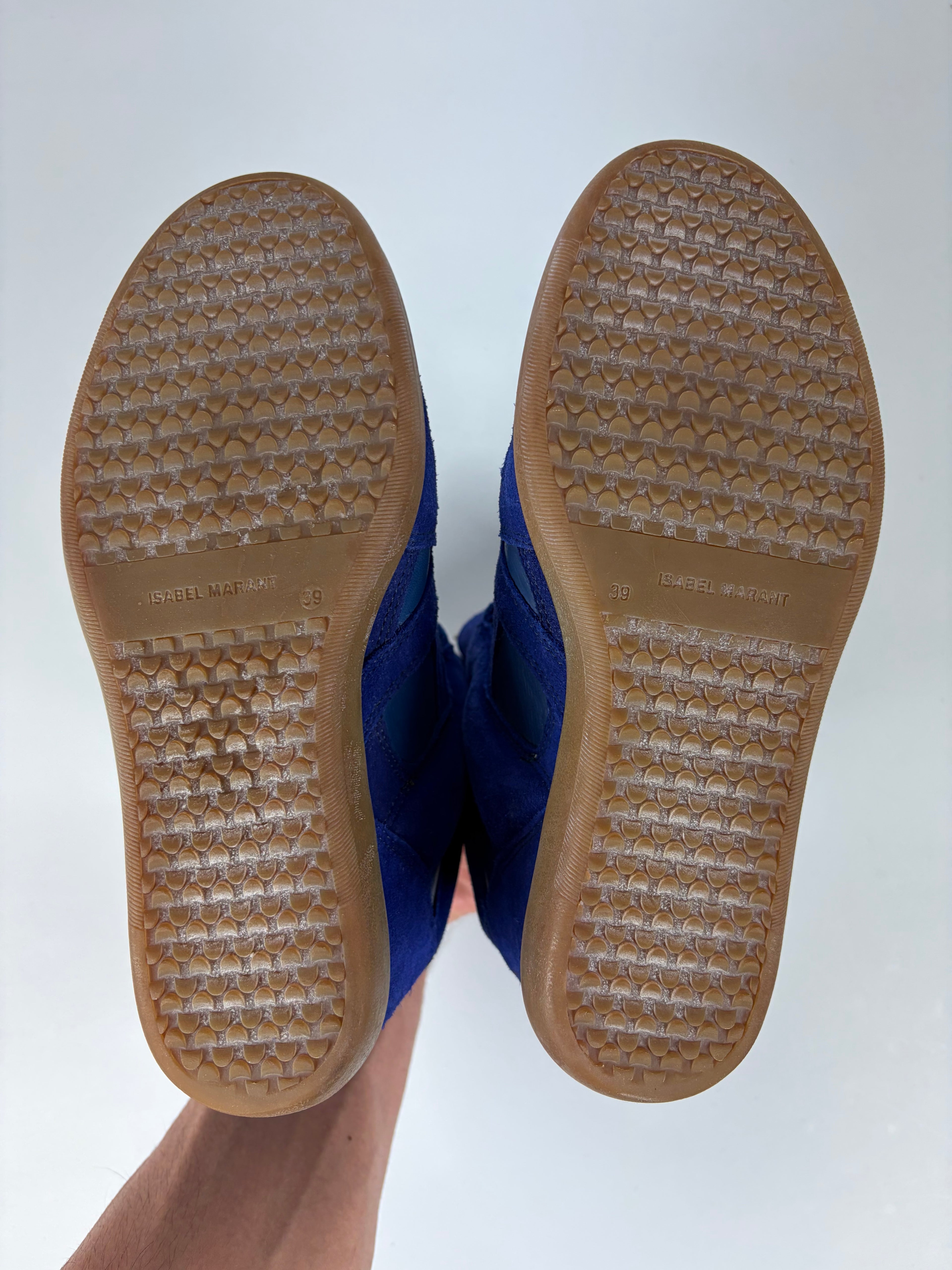 Isabel Marant Bekett wedge sneakers - eu 39 - blue