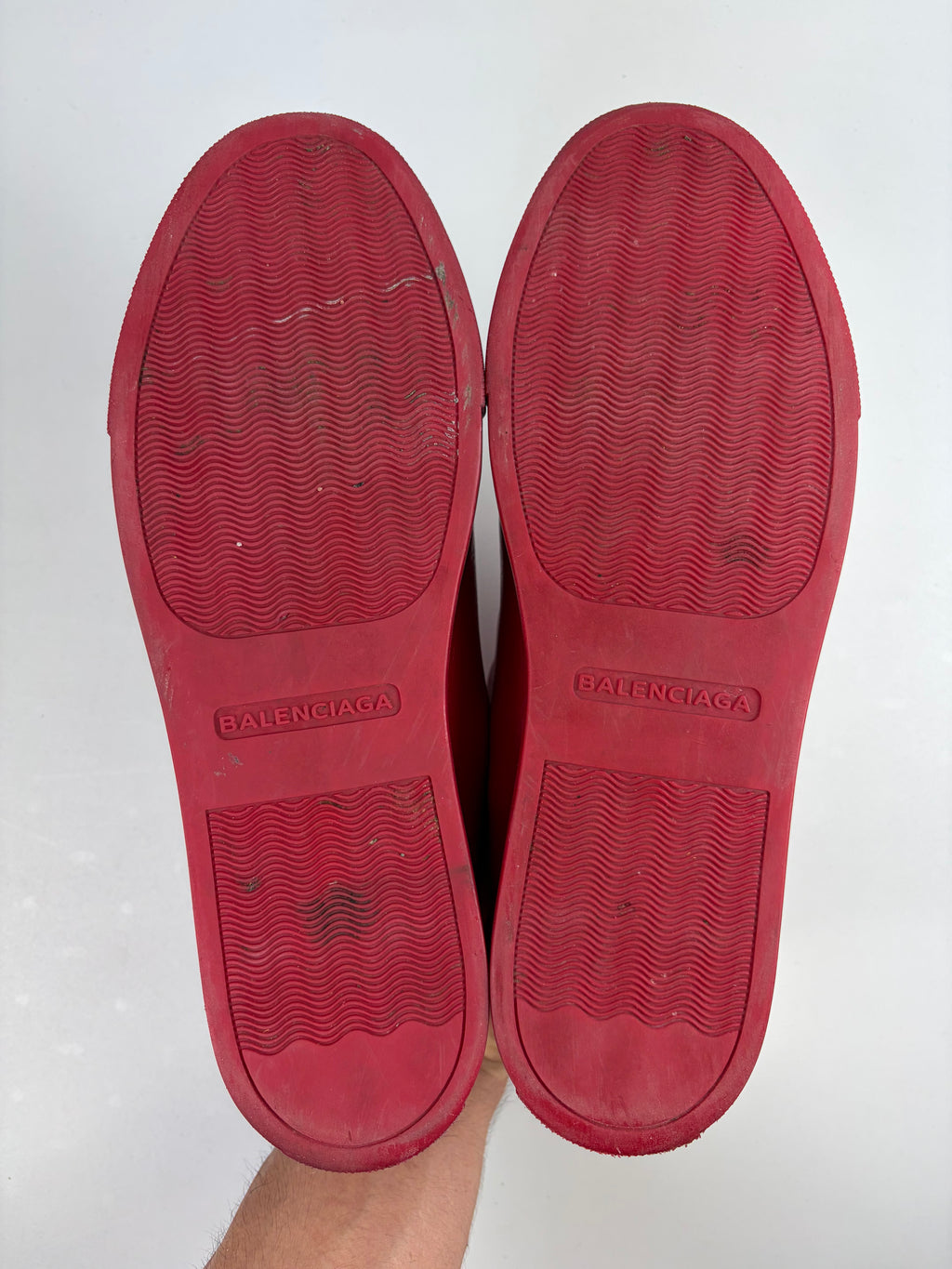 Balenciaga arena low - eu 40 / us 7 - red