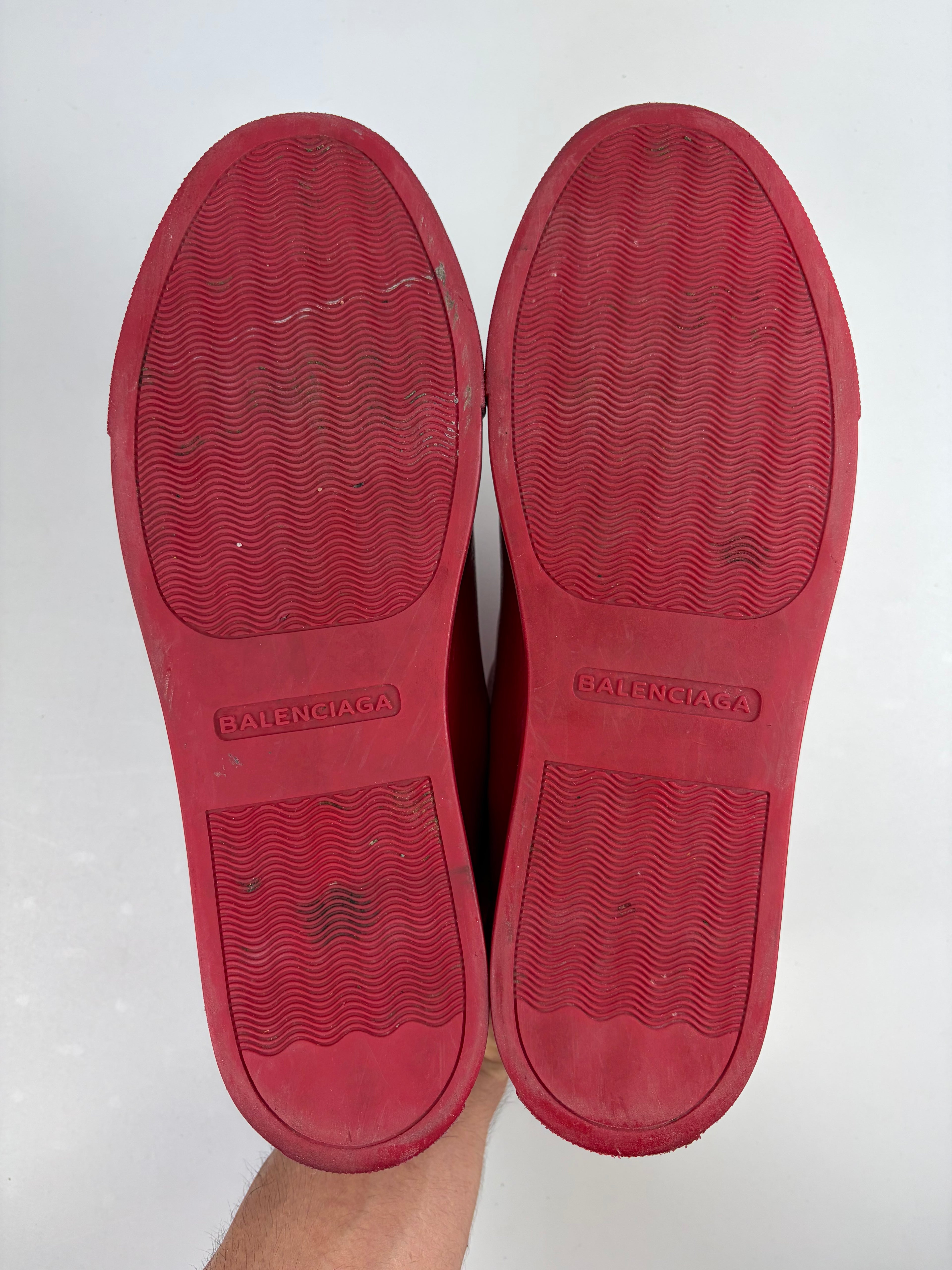 Balenciaga arena low - eu 40 / us 7 - red