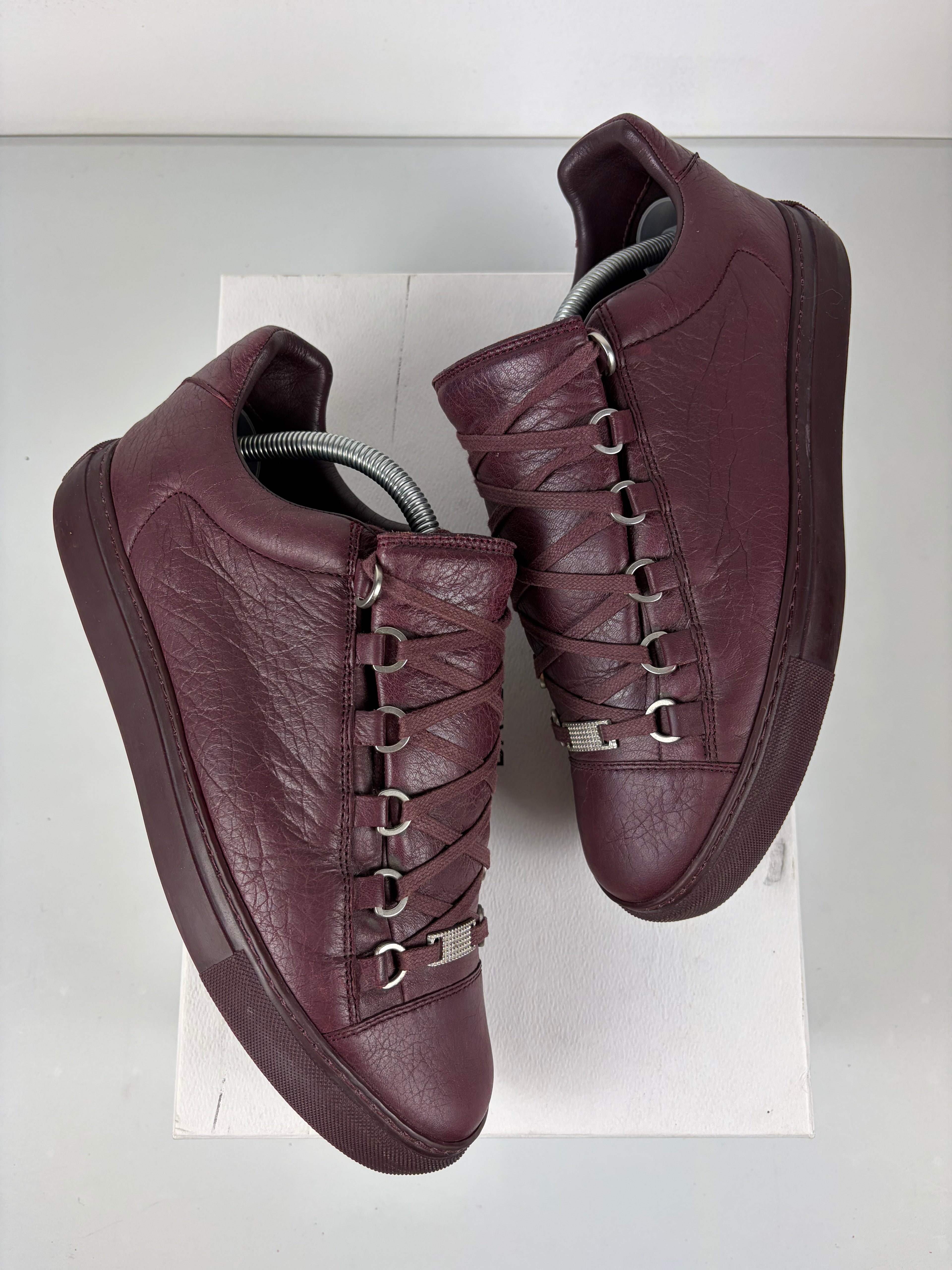Balenciaga arena low - eu 40 - burgundy