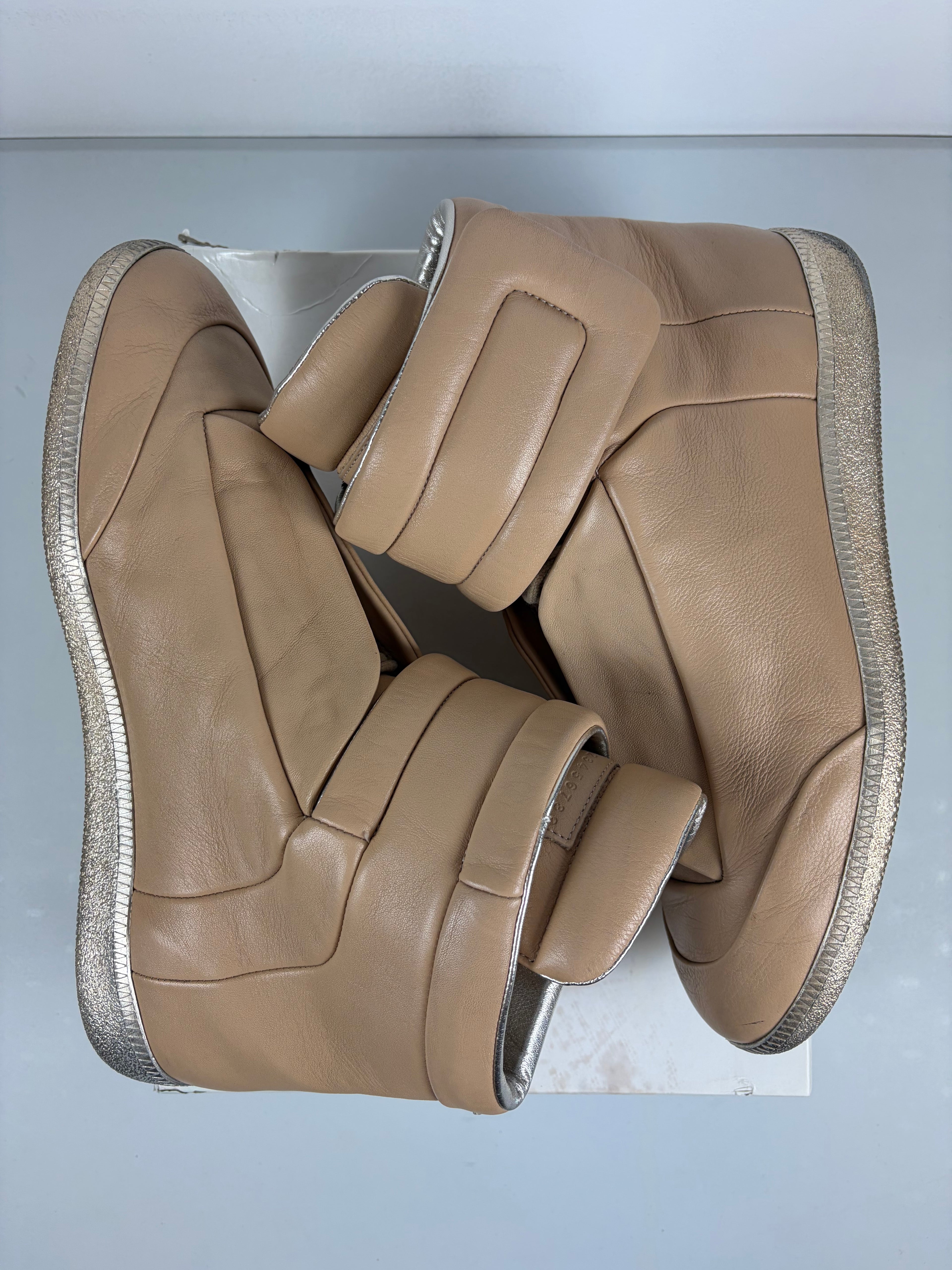 2017 Maison Margiela Future high tops - eu 46 / us 13 - tan beige