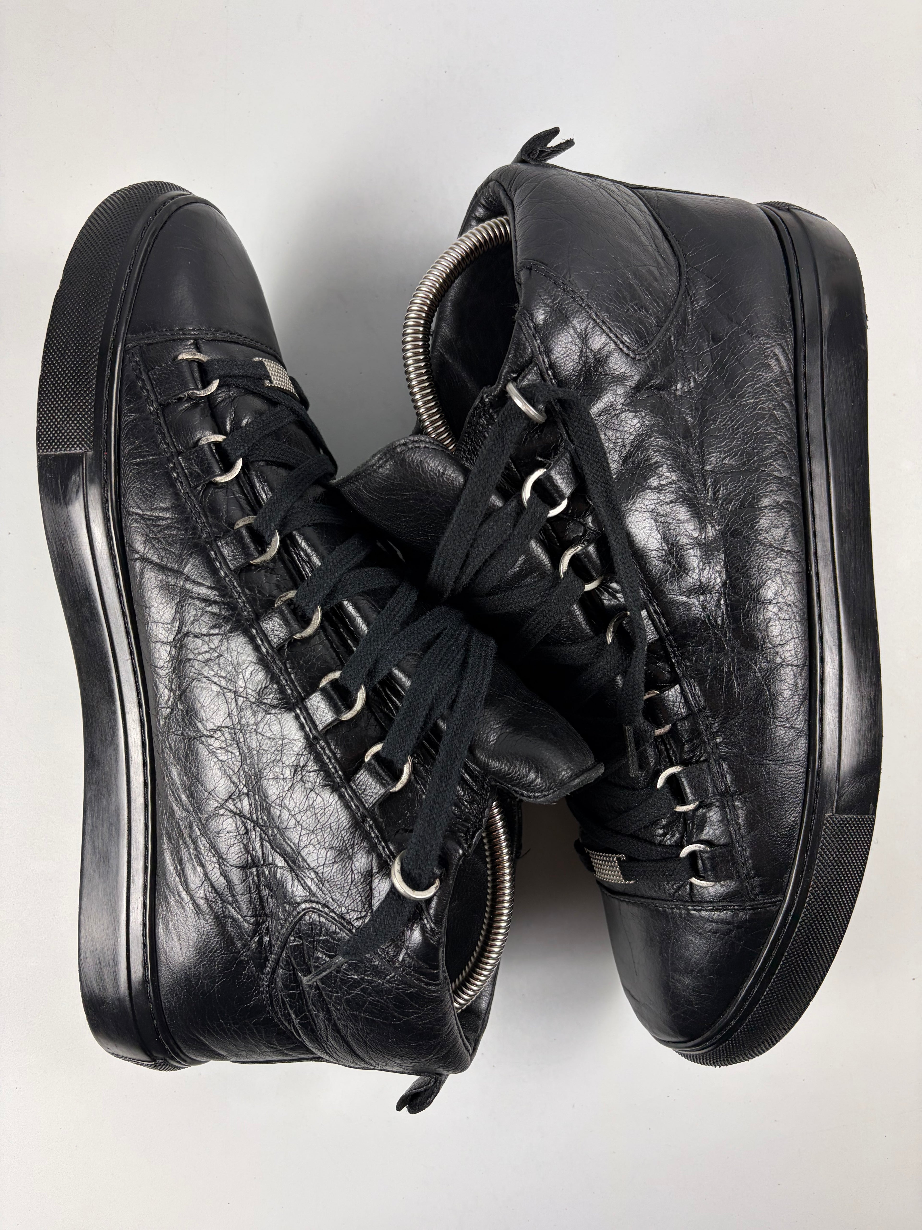 Balenciaga arena high tops - eu 43 / us 10 - black