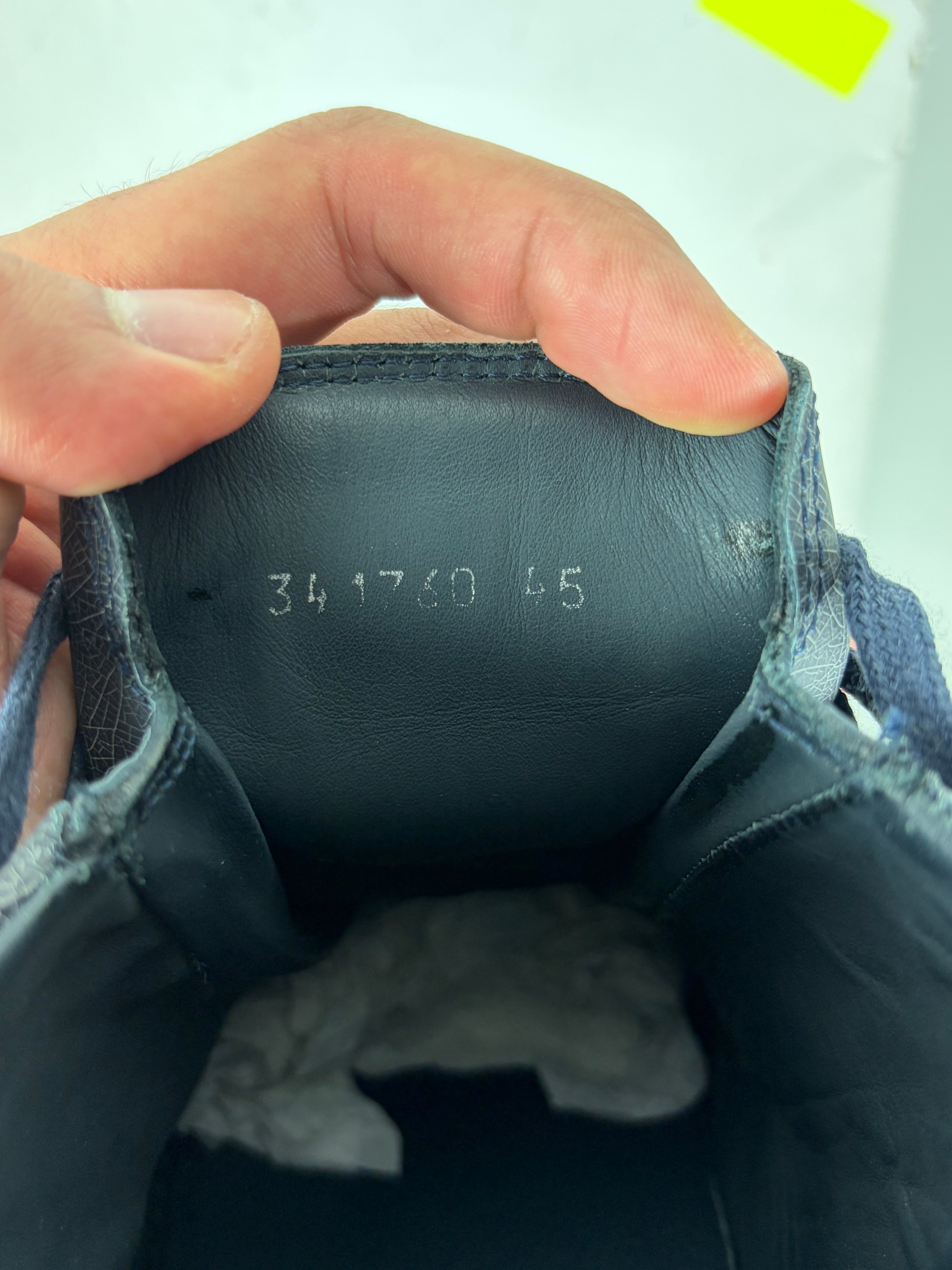 Balenciaga arena high tops - eu 45 - dark navy