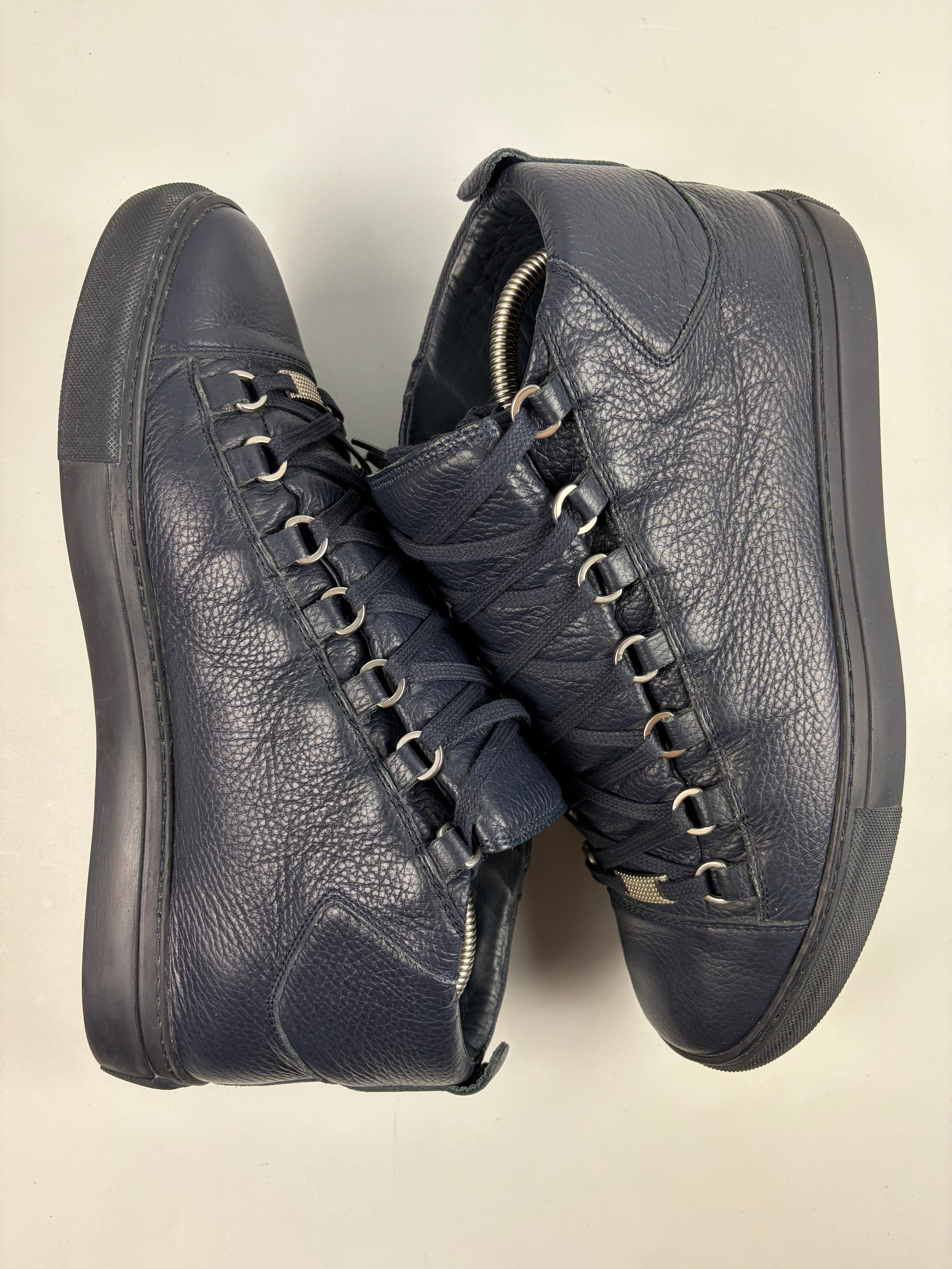 Balenciaga arena high tops - eu 43 / us 10 - navy blue