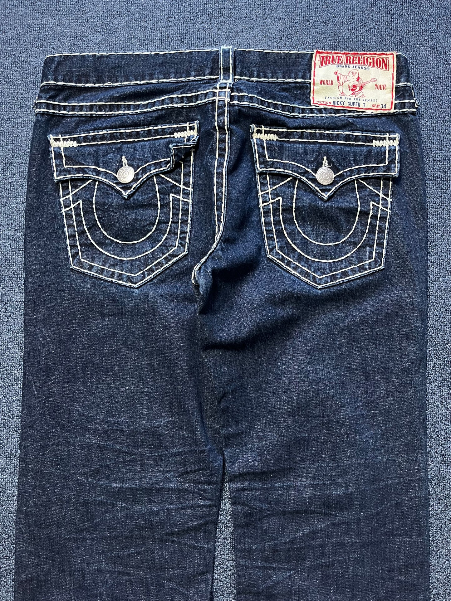 True Religion Ricky Super T baggy jeans (W38)