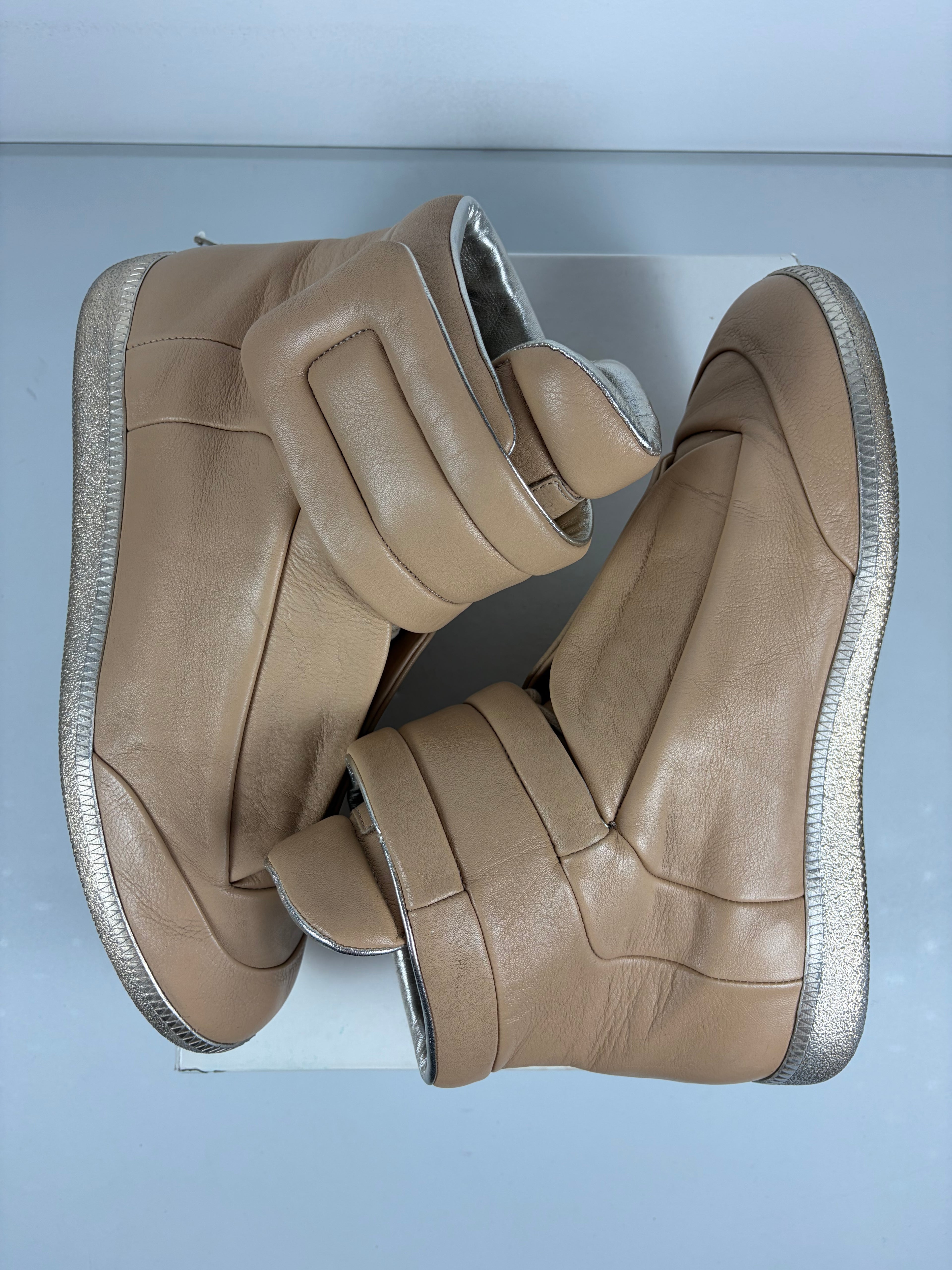 2017 Maison Margiela Future high tops - eu 46 / us 13 - tan beige