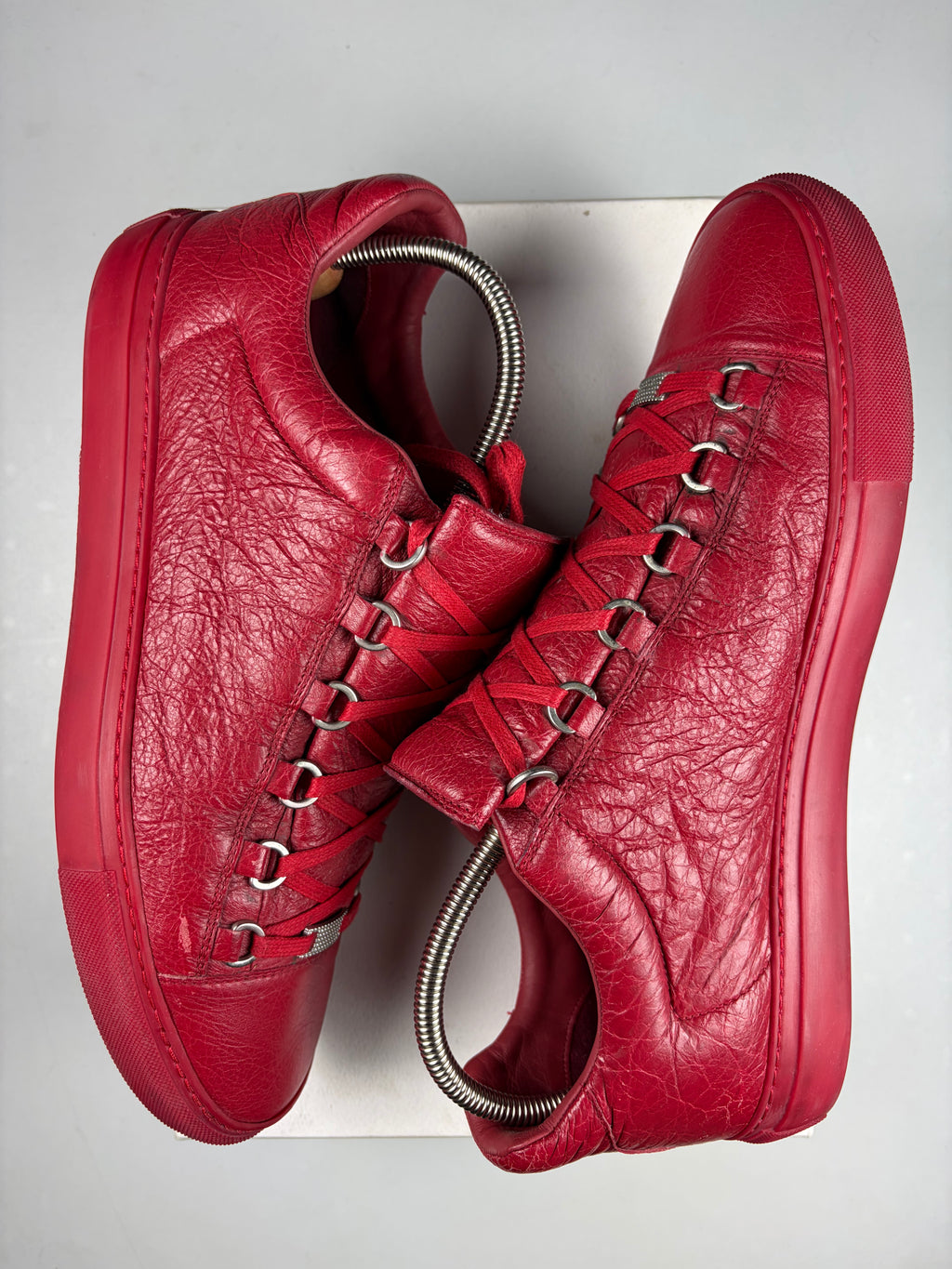 Balenciaga arena low - eu 44 / us 11 / uk 10 - red