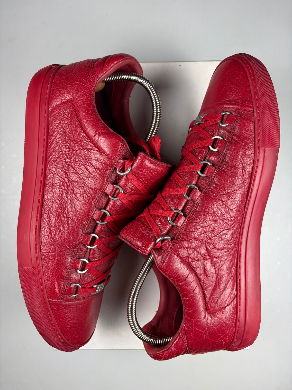Balenciaga arena low - eu 44 / us 11 / uk 10 - red
