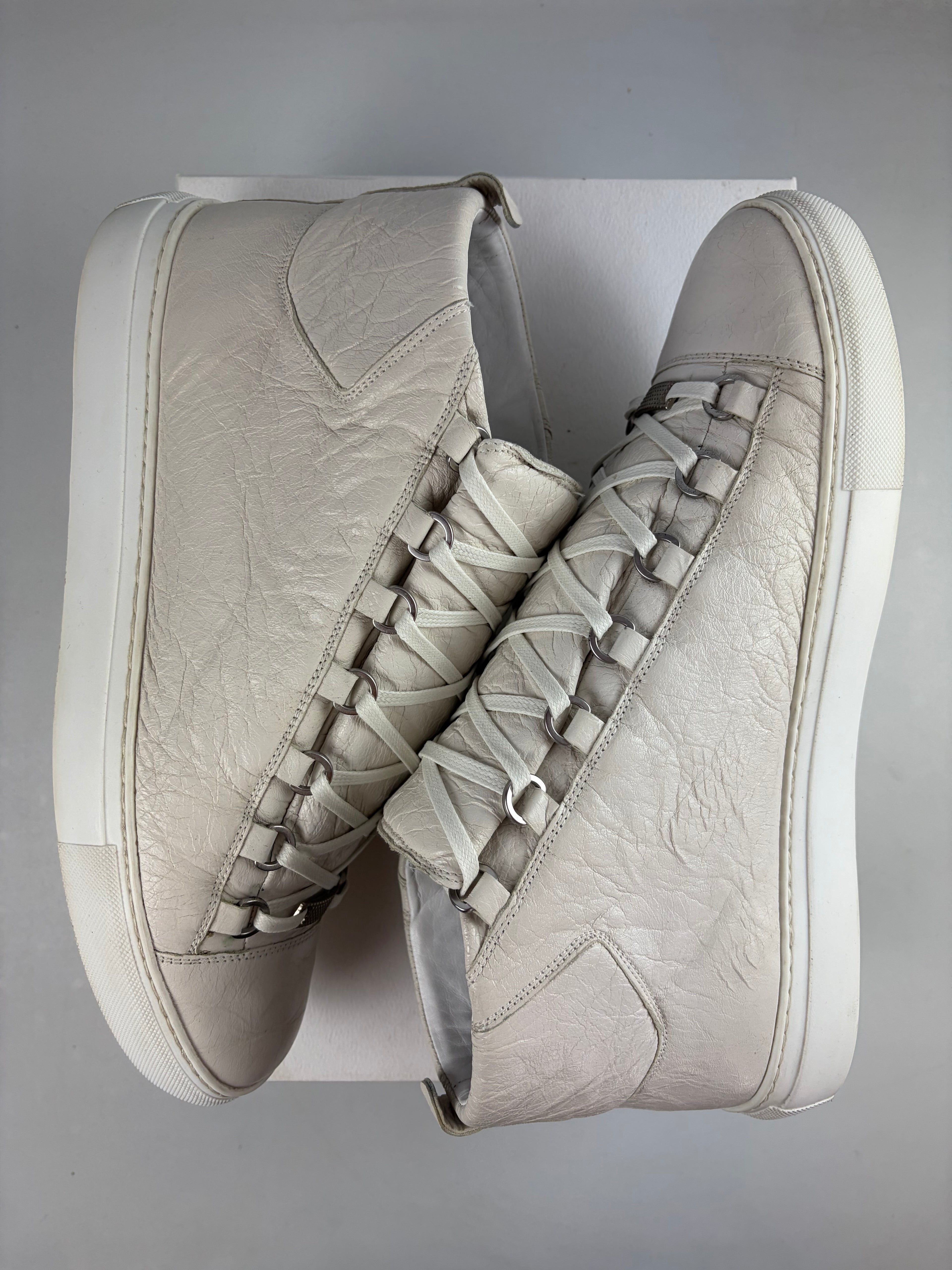 Balenciaga arena high tops - eu 44 / us 11 - white