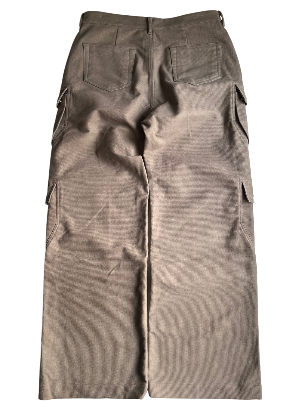 RICK OWENS CONCORDIANS DOUBLE CARGO JEANS -  W32 - grey