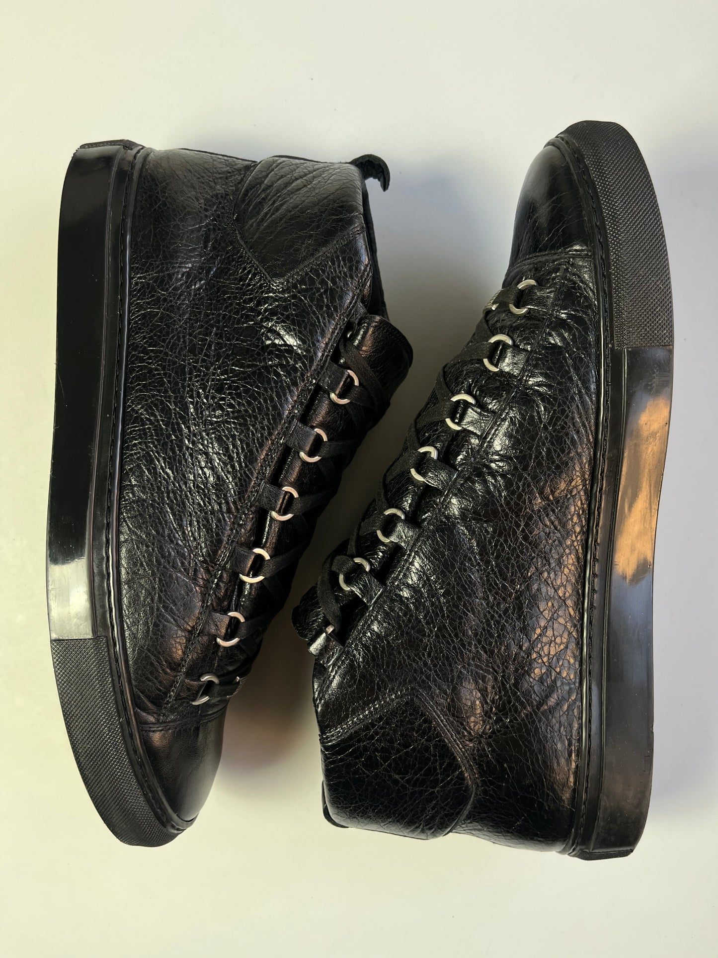 Balenciaga arena high tops - eu 45 - black