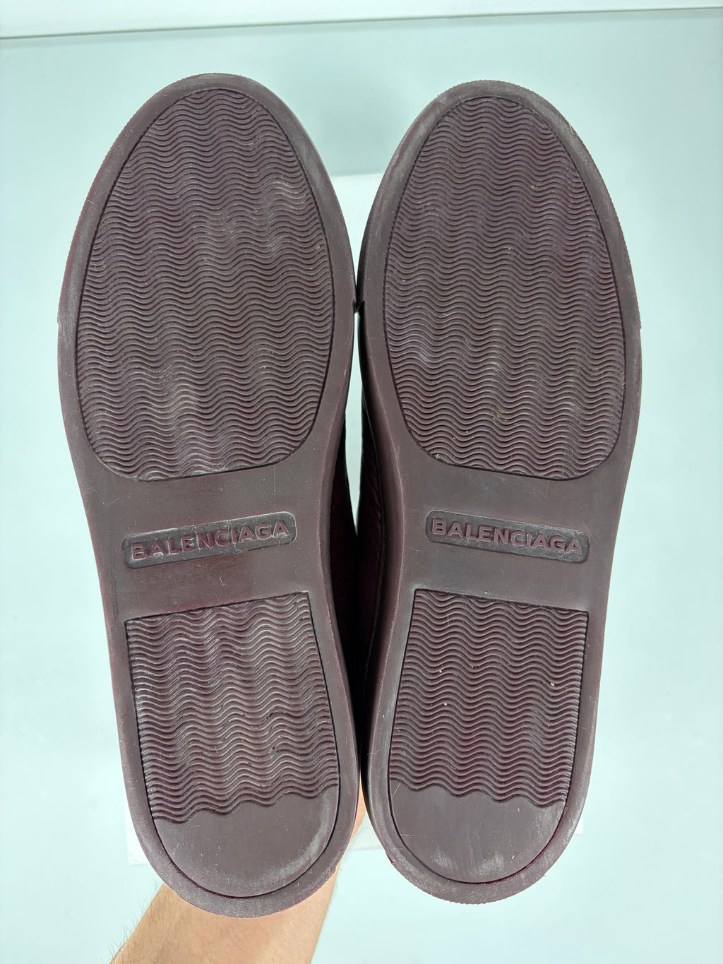 Balenciaga arena low - eu 40 - burgundy
