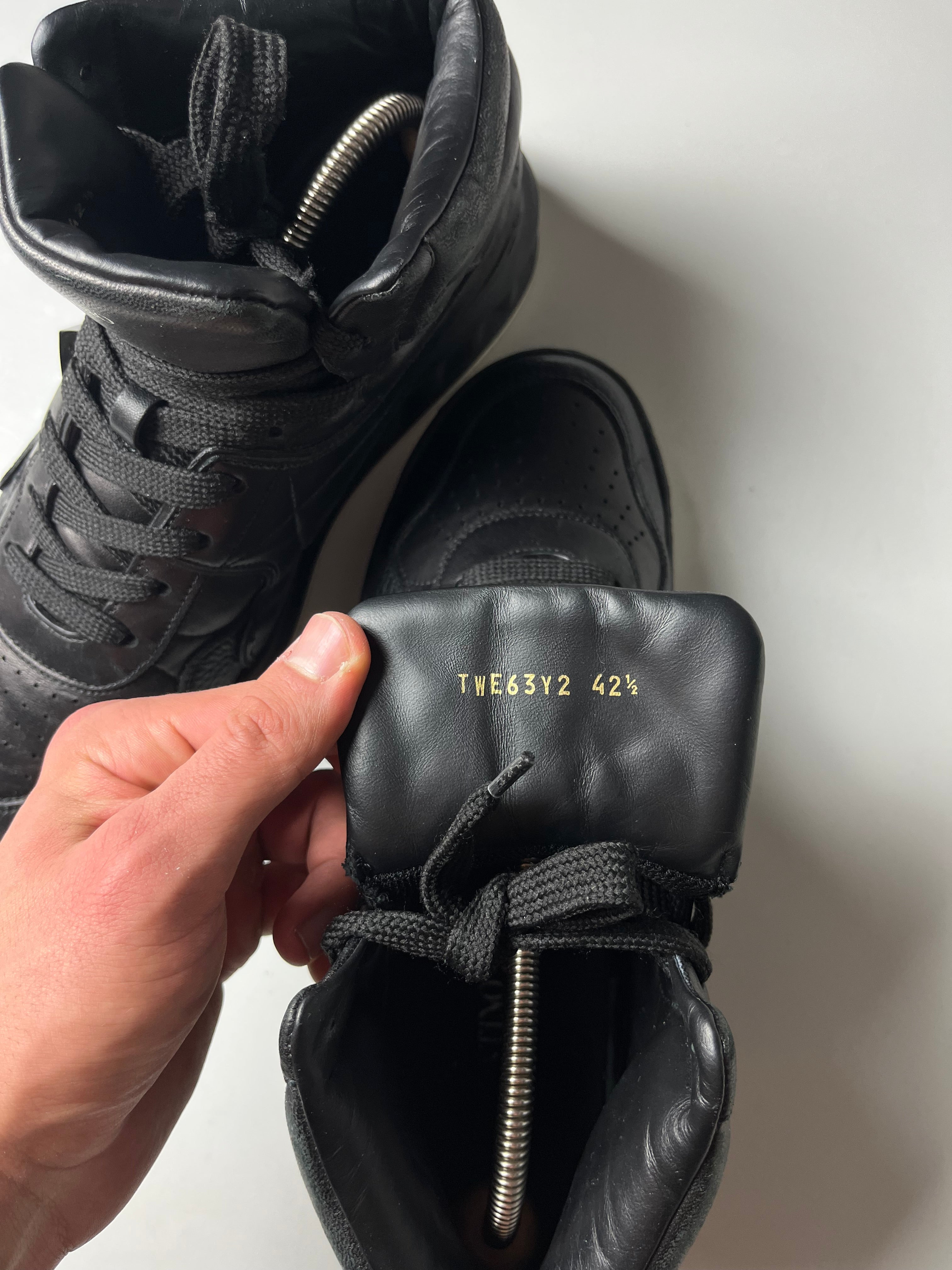 Valentino Garavani one stud high tops - Eu 42 1/2 - black