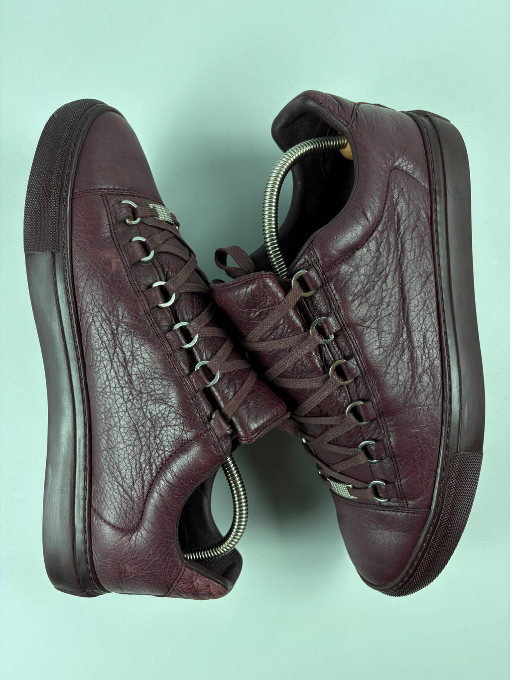 Balenciaga arena low - eu 43 / us 10 - burgundy