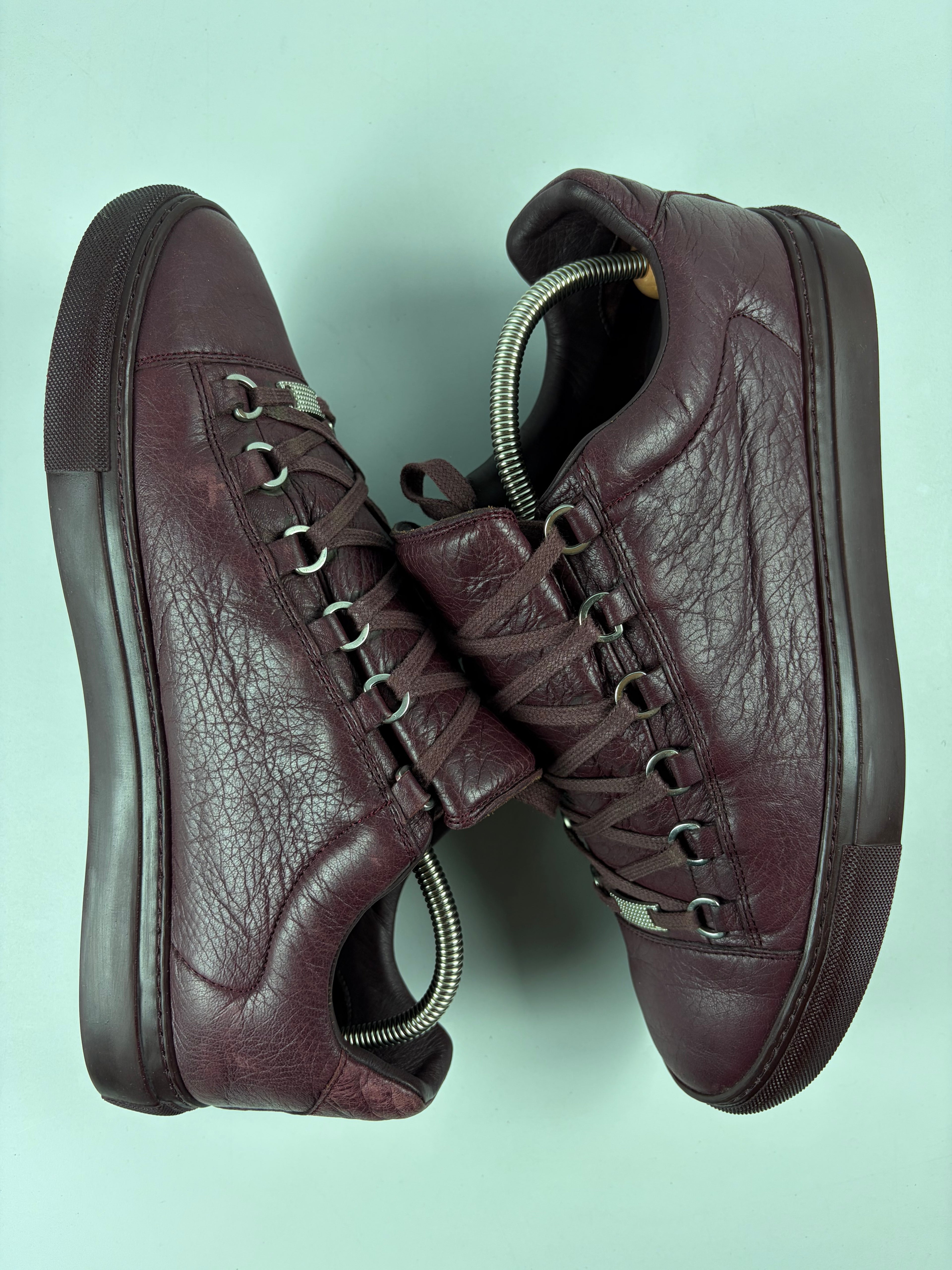 Balenciaga arena low - eu 43 / us 10 - burgundy