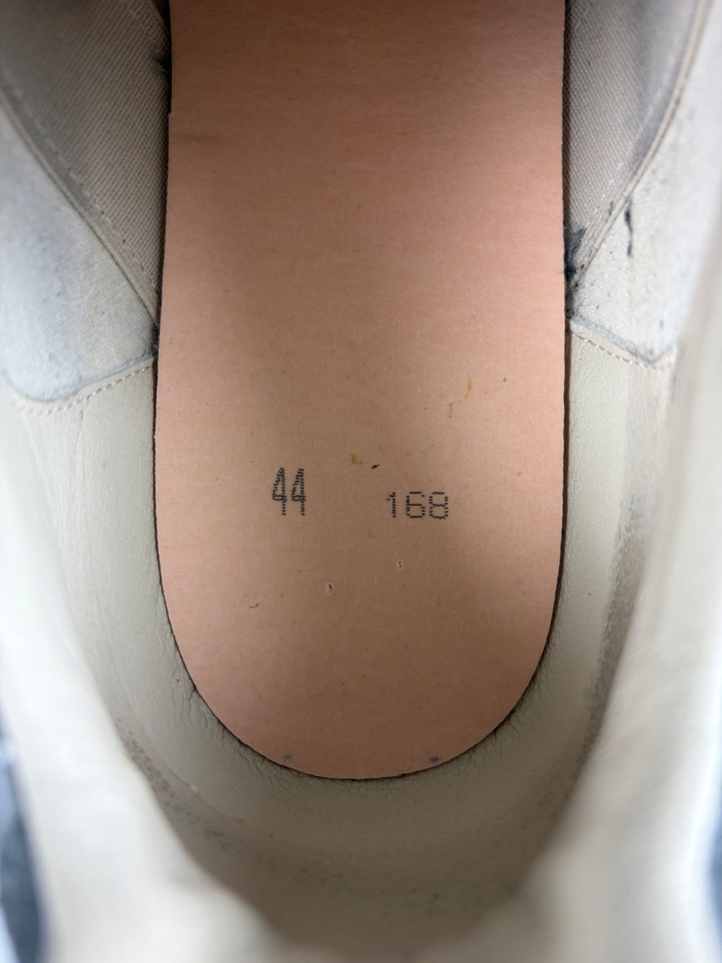 Maison Margiela low top suede & leather gats - eu 44 / us 11 - grey