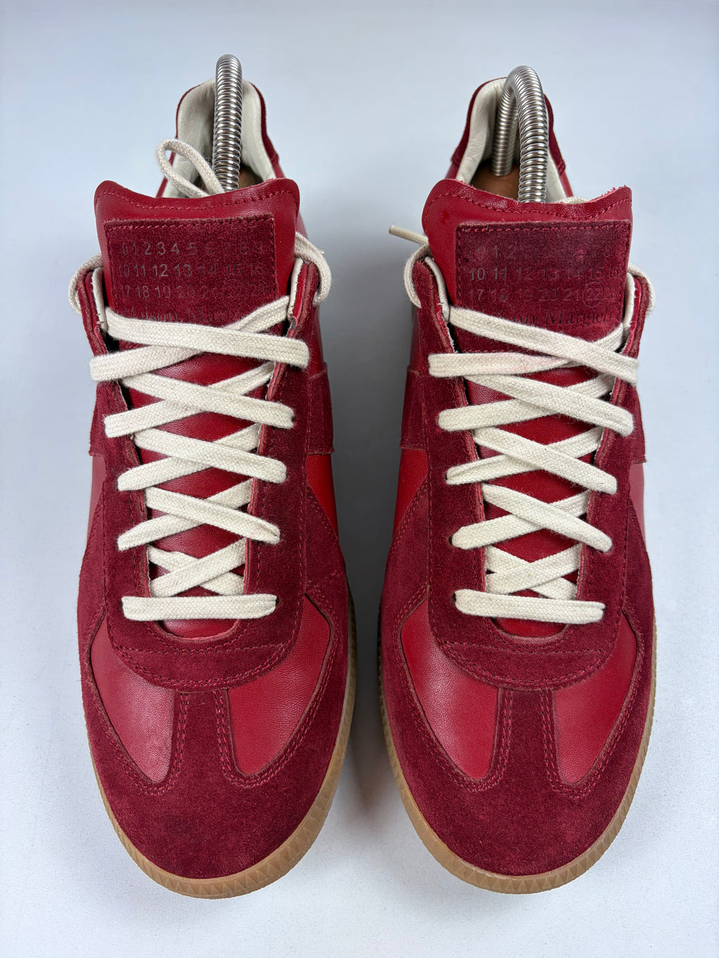 Maison Margiela Replica Red low gats - eu 42 / us 9 / uk 8 - red