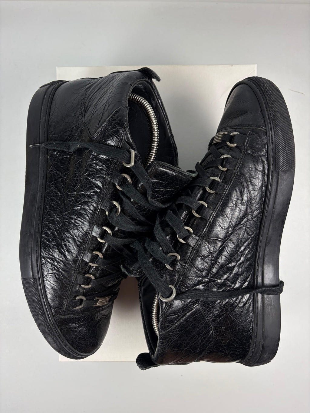 Balenciaga arena high tops - eu 42 / us 9 / uk 8 - black
