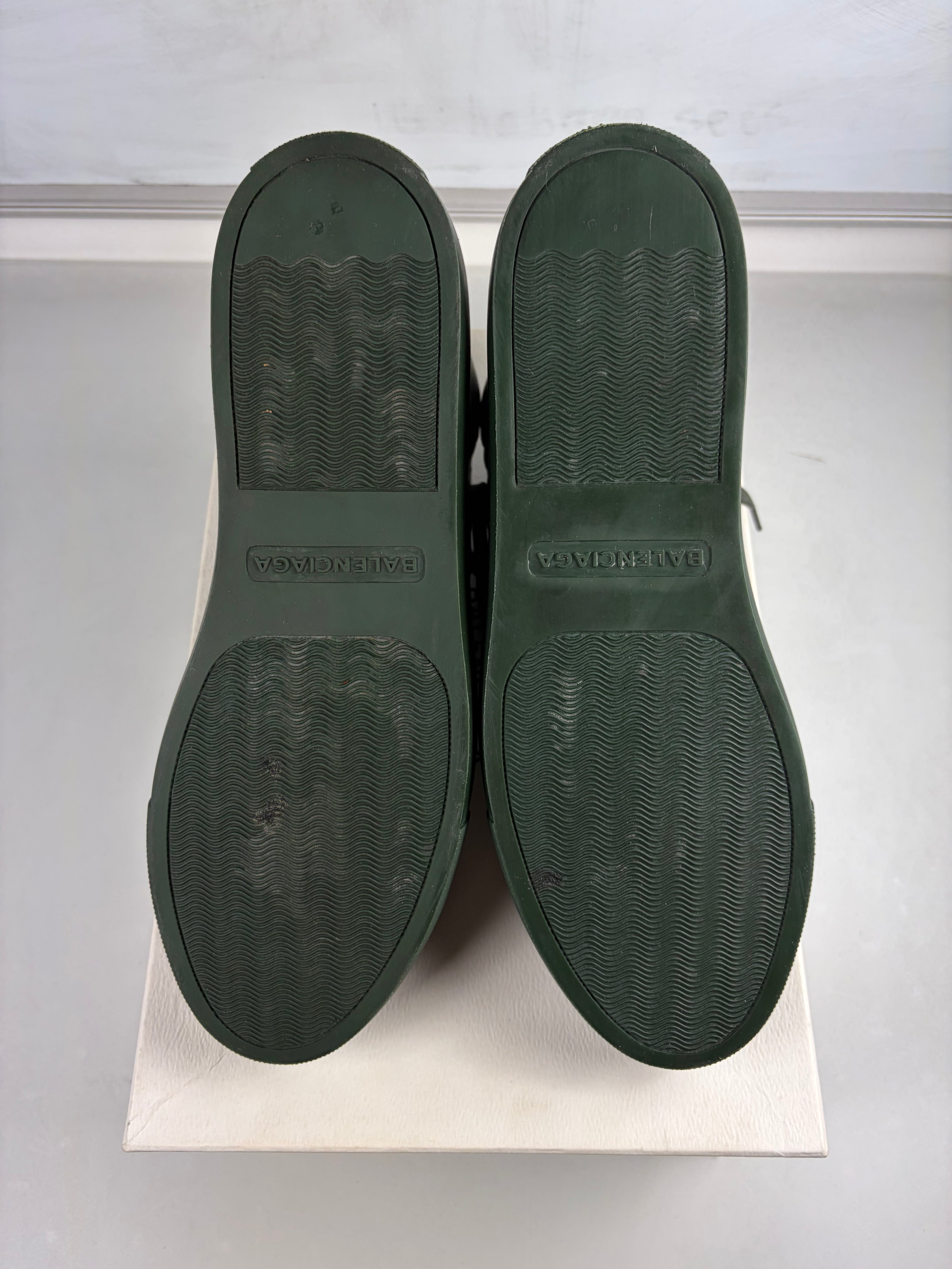 Balenciaga arena high tops - eu 43 / us 10 - dark green