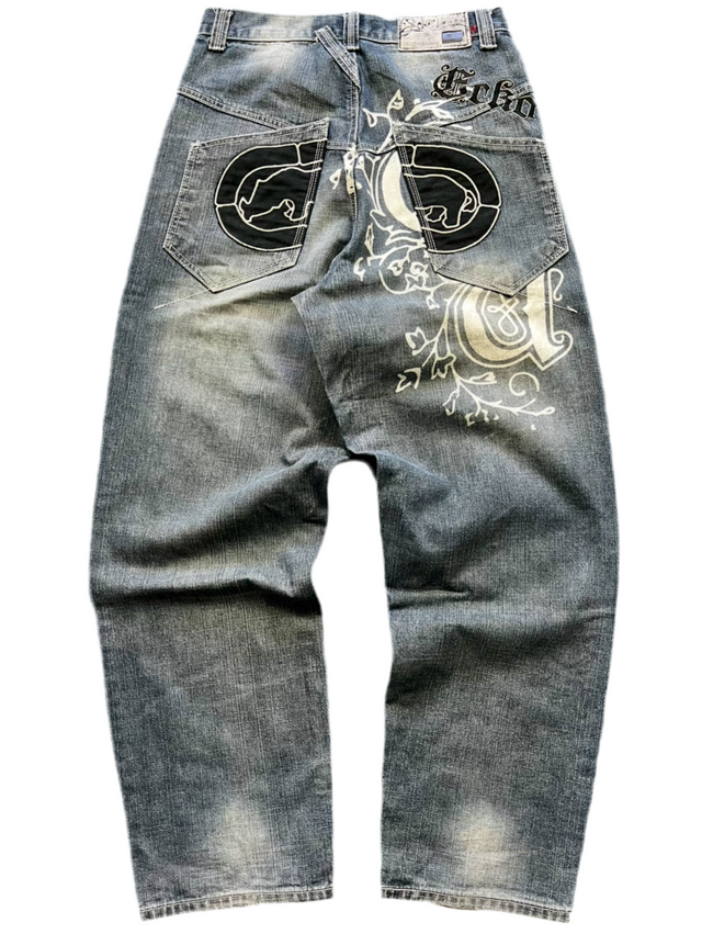 ECKO UNLTD BAGGY JEANS (32)