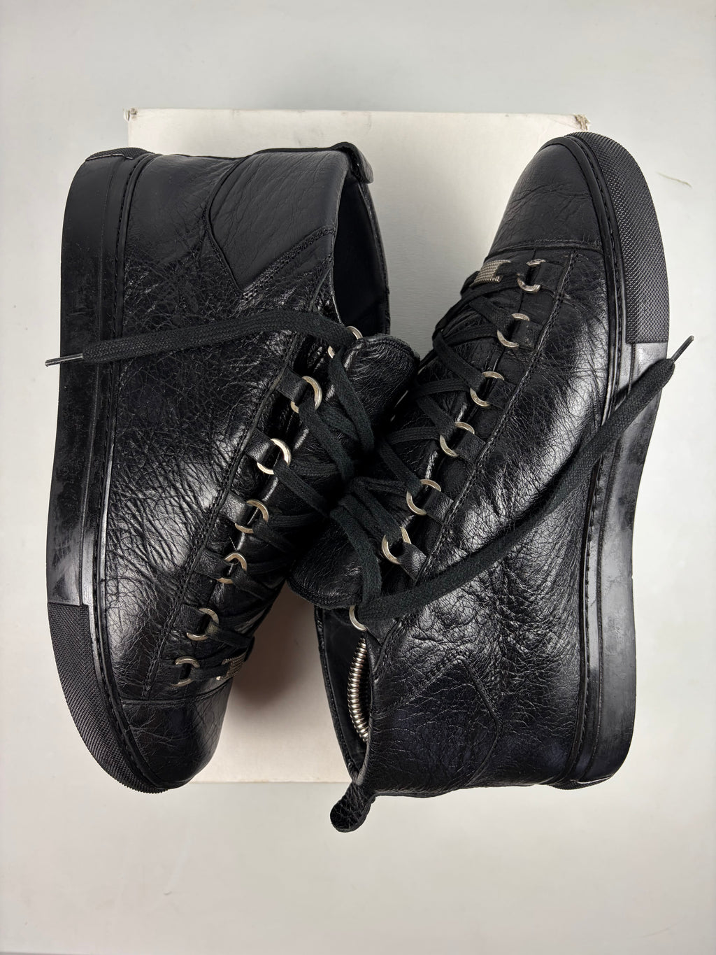 Balenciaga arena high tops - eu 42 / us 9 - black