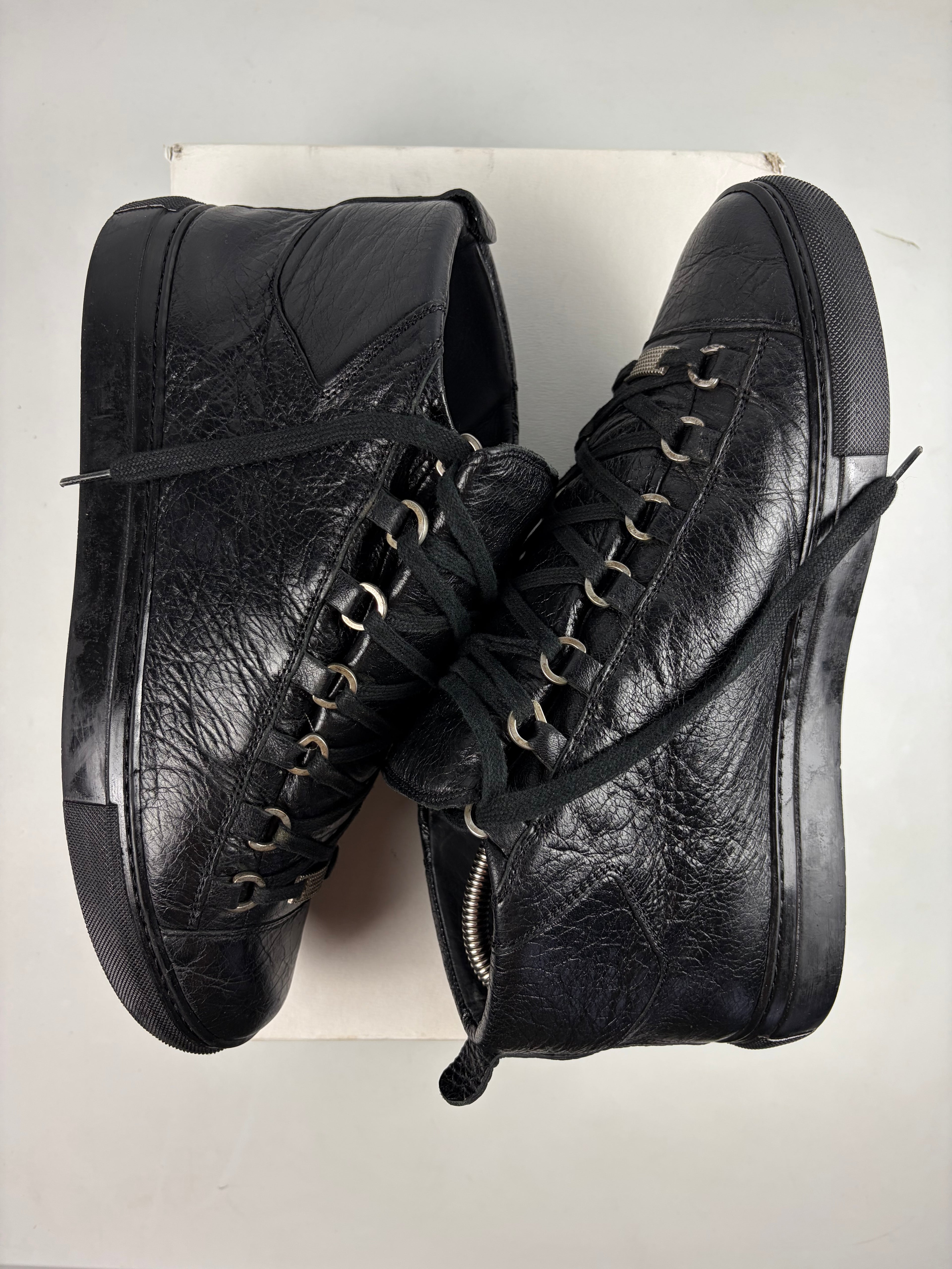 Balenciaga arena high tops - eu 42 / us 9 - black