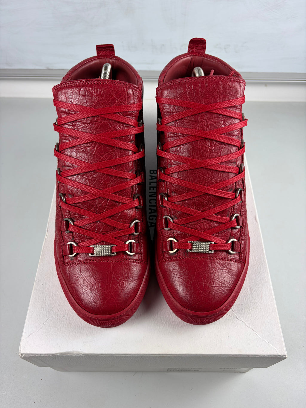 Balenciaga arena high tops - eu 40 / us 7 - red