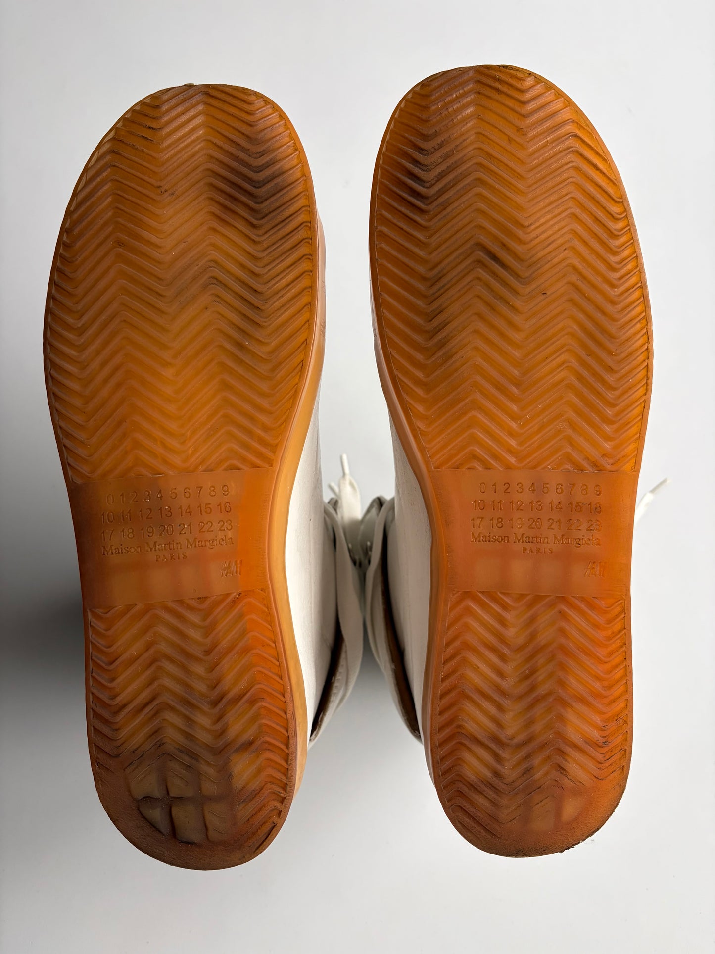 2012 Maison Margiela X H&M high tops - eu 43 - white