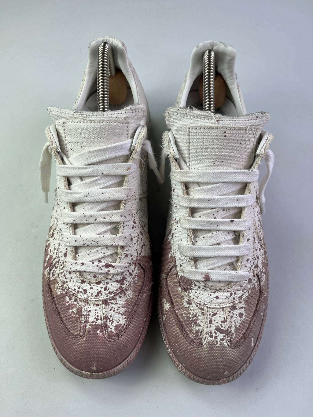 Maison Margiela pink paint splatter - Eu 41 - white & pink