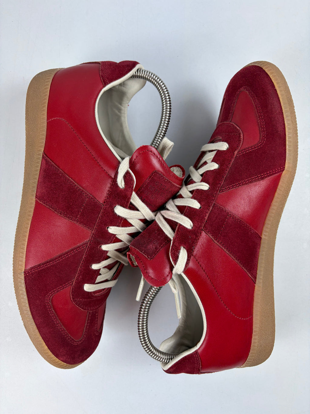 Maison Margiela Replica Red low gats - eu 42 / us 9 / uk 8 - red