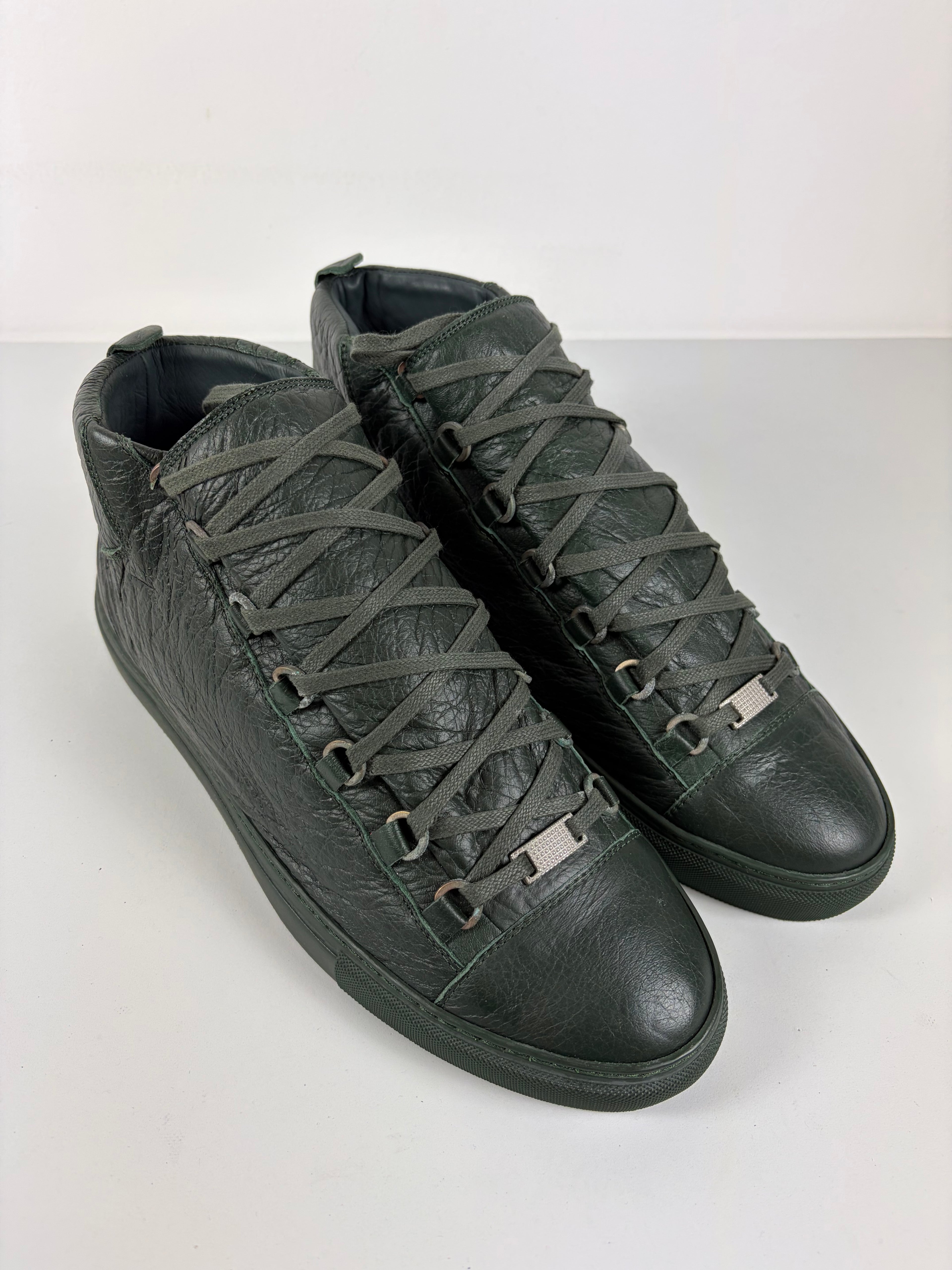 Balenciaga arena high tops - eu 44 - green