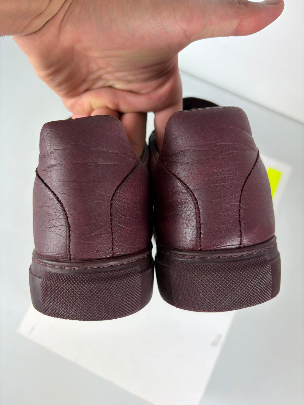 Balenciaga arena low - eu 40 - burgundy