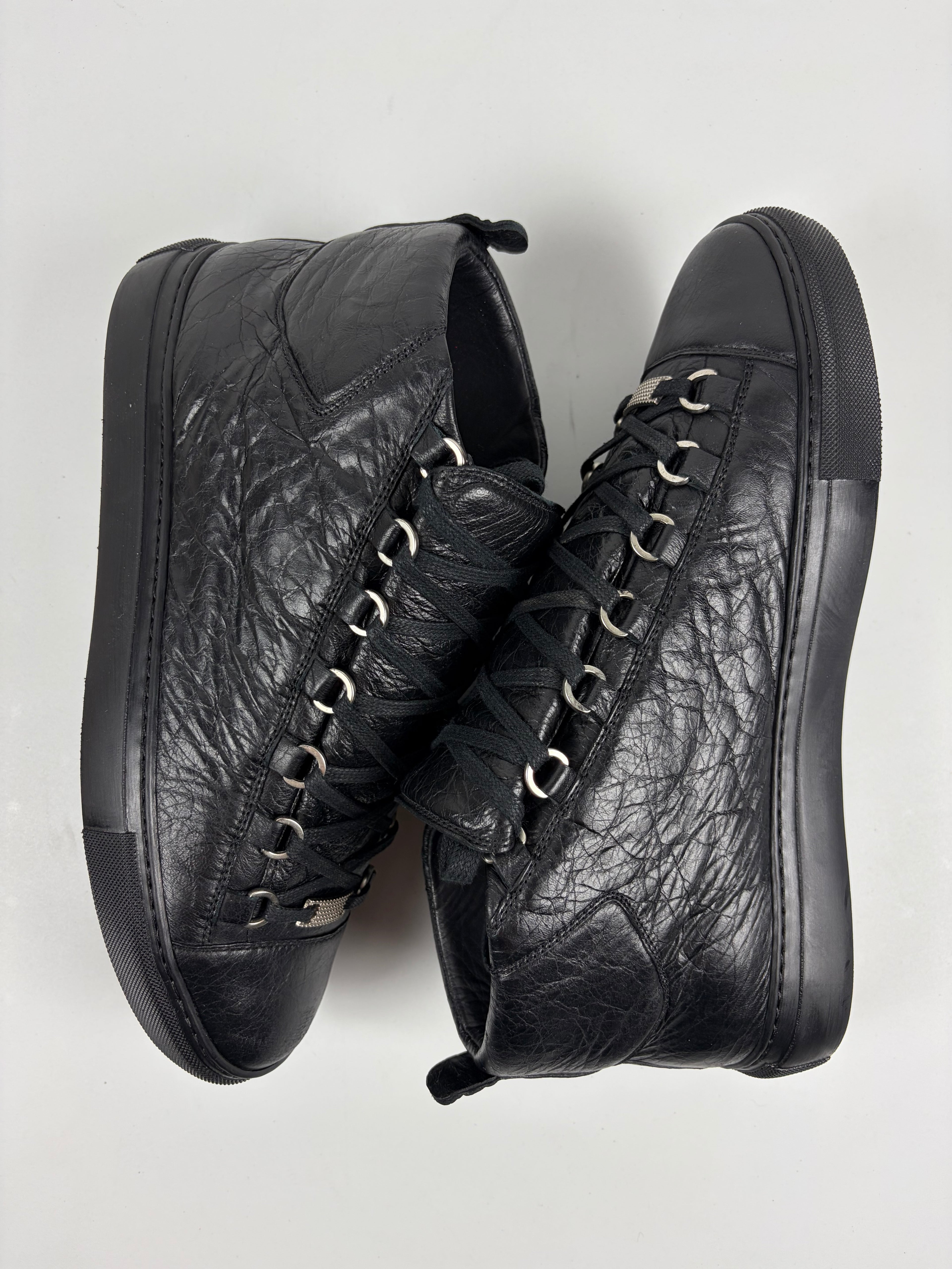 Balenciaga arena high tops - eu 42 / us 9 - black