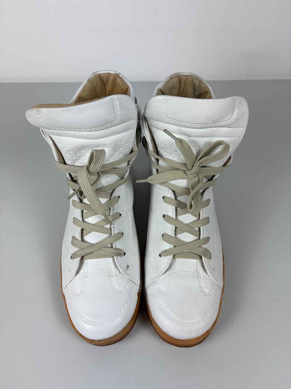 2012 Maison Margiela X H&M high tops - eu 40 - white