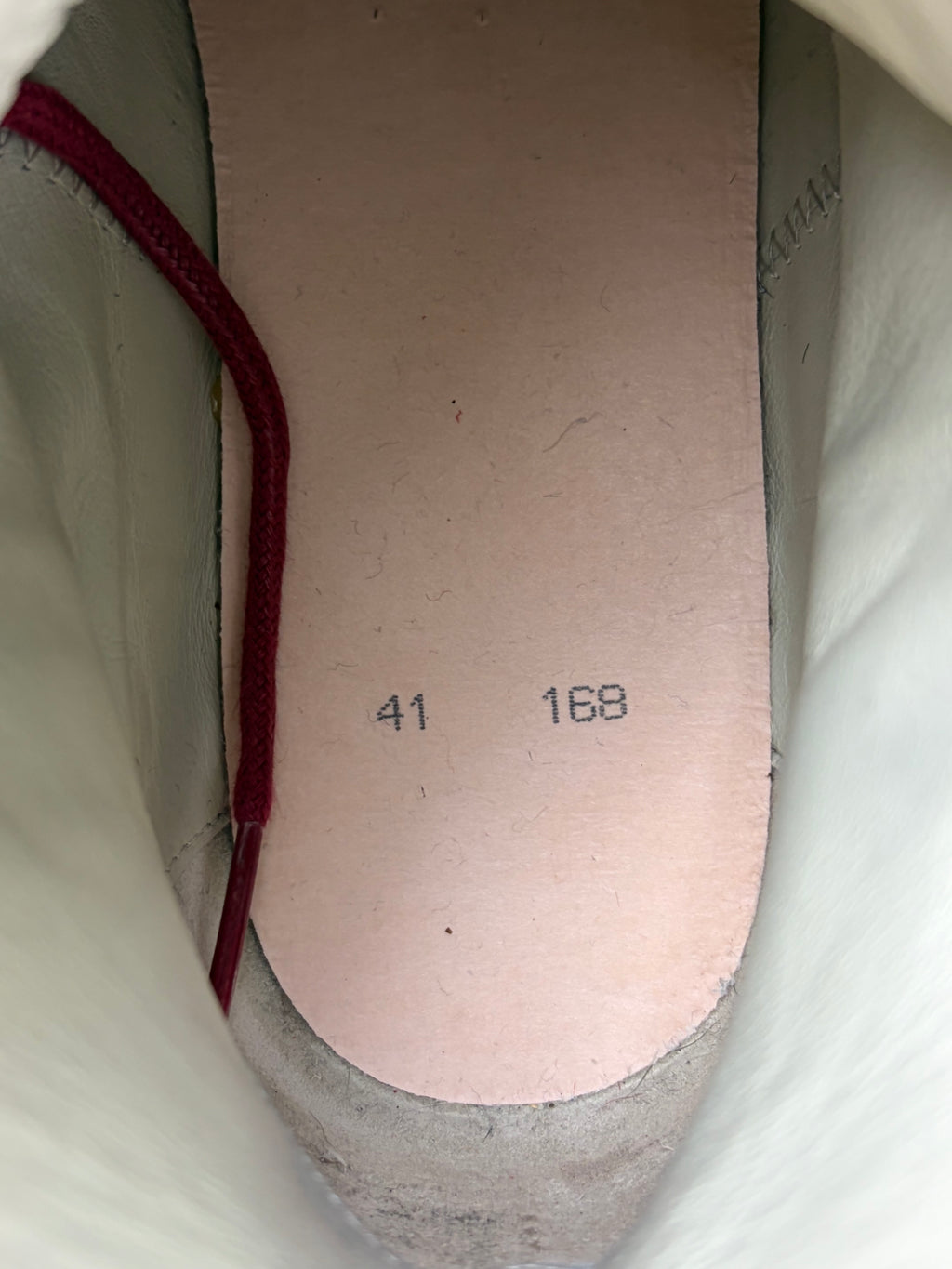 Maison Margiela Future high tops - eu 41 / us 8 / uk 7 - burgundy